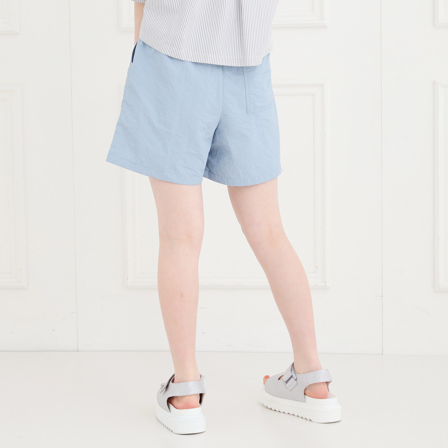 PINK-latte「【軽・らく】イージーショートパンツ」|キュロット|