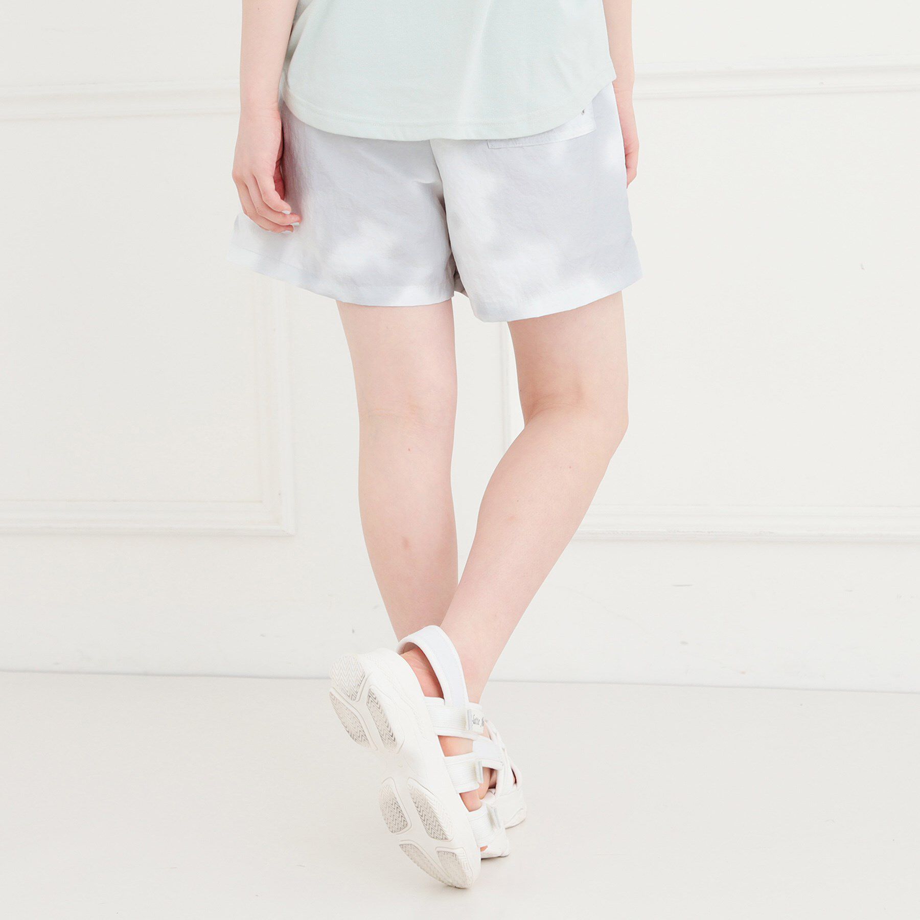 PINK-latte「【軽・らく】イージーショートパンツ」|キュロット|