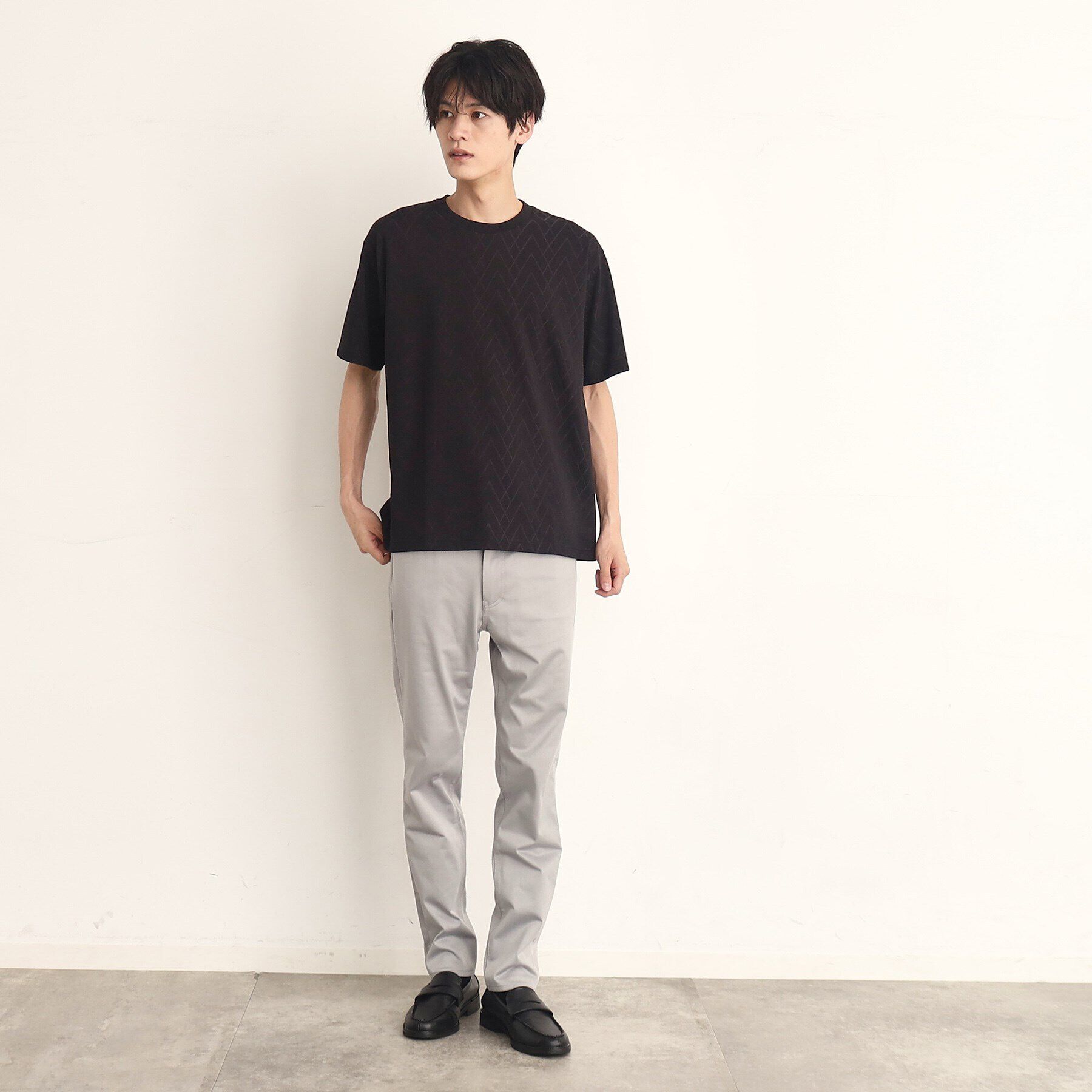 THE SHOP TK「ジオメトリックリンクス半袖Tシャツ」|Tシャツ・カットソー|