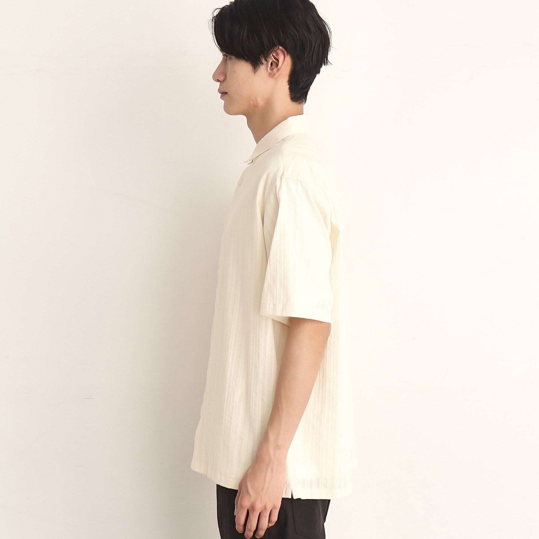 THE SHOP TK「コットンレース半袖シャツ」|シャツ・ブラウス|