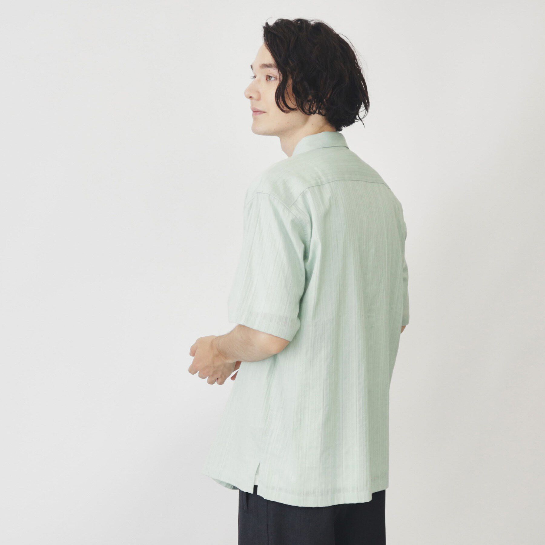 THE SHOP TK「コットンレース半袖シャツ」|シャツ・ブラウス|