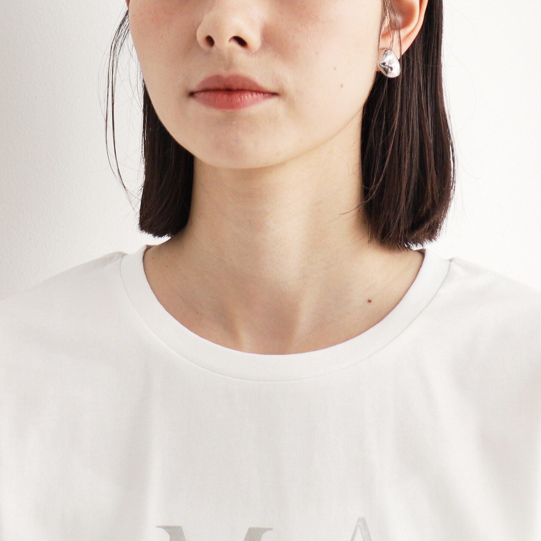 THE SHOP TK「箔プリントロゴTシャツ【洗える】」|Tシャツ・カットソー|