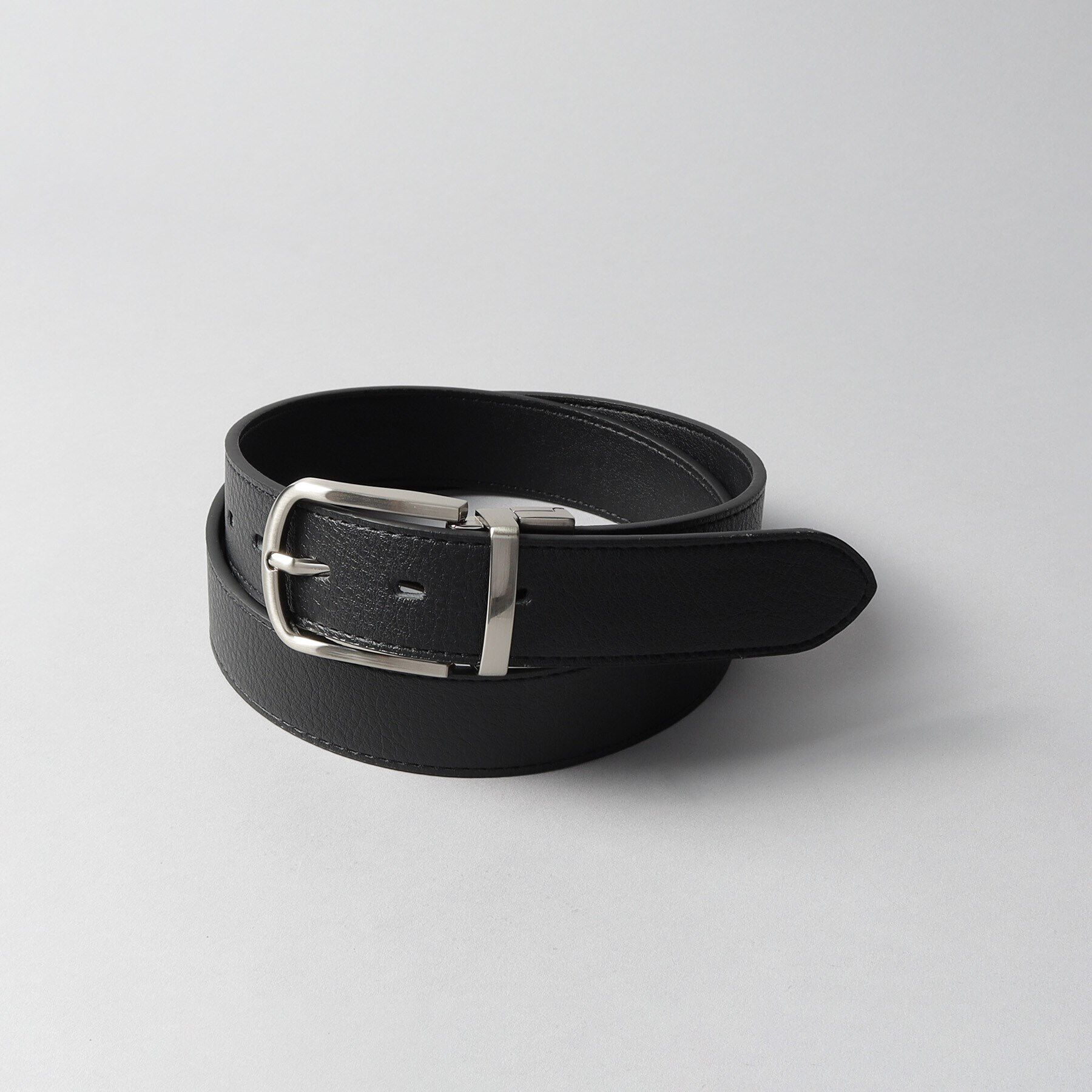 THE SHOP TK「リバーシブルバックルベルト」|ベルト|ブラック(019)