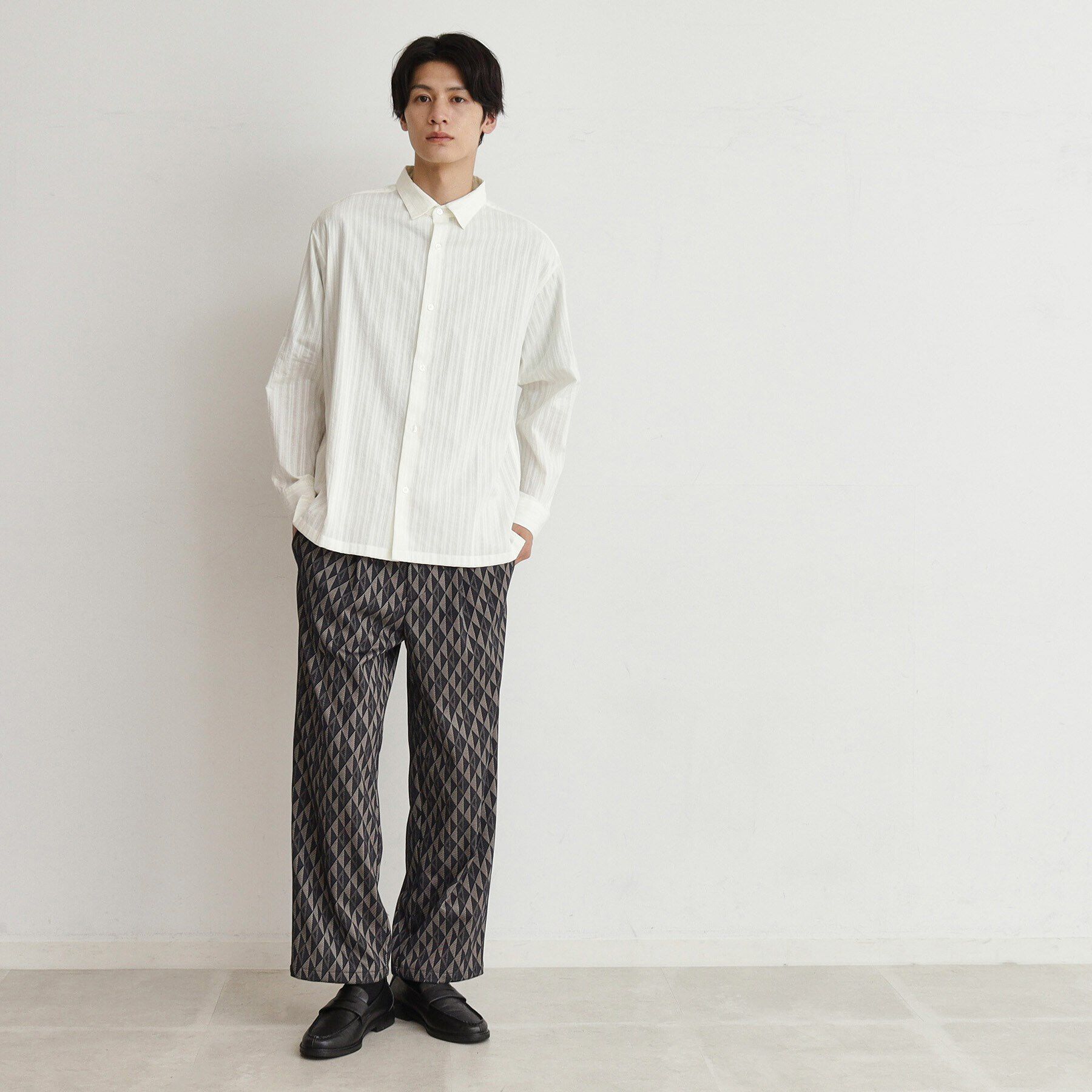 THE SHOP TK「【ヒルナンデス！で紹介】総柄ジャカードイージーパンツ」|その他|