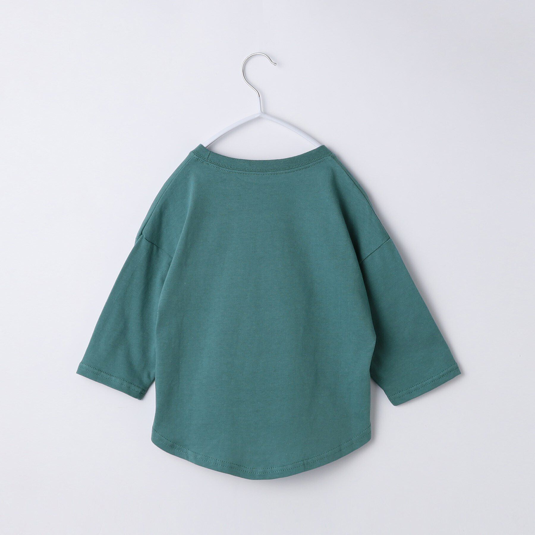 THE SHOP TK「【110-160】オーガビッツナンバー刺繍7分袖Tシャツ」|Tシャツ・カットソー|