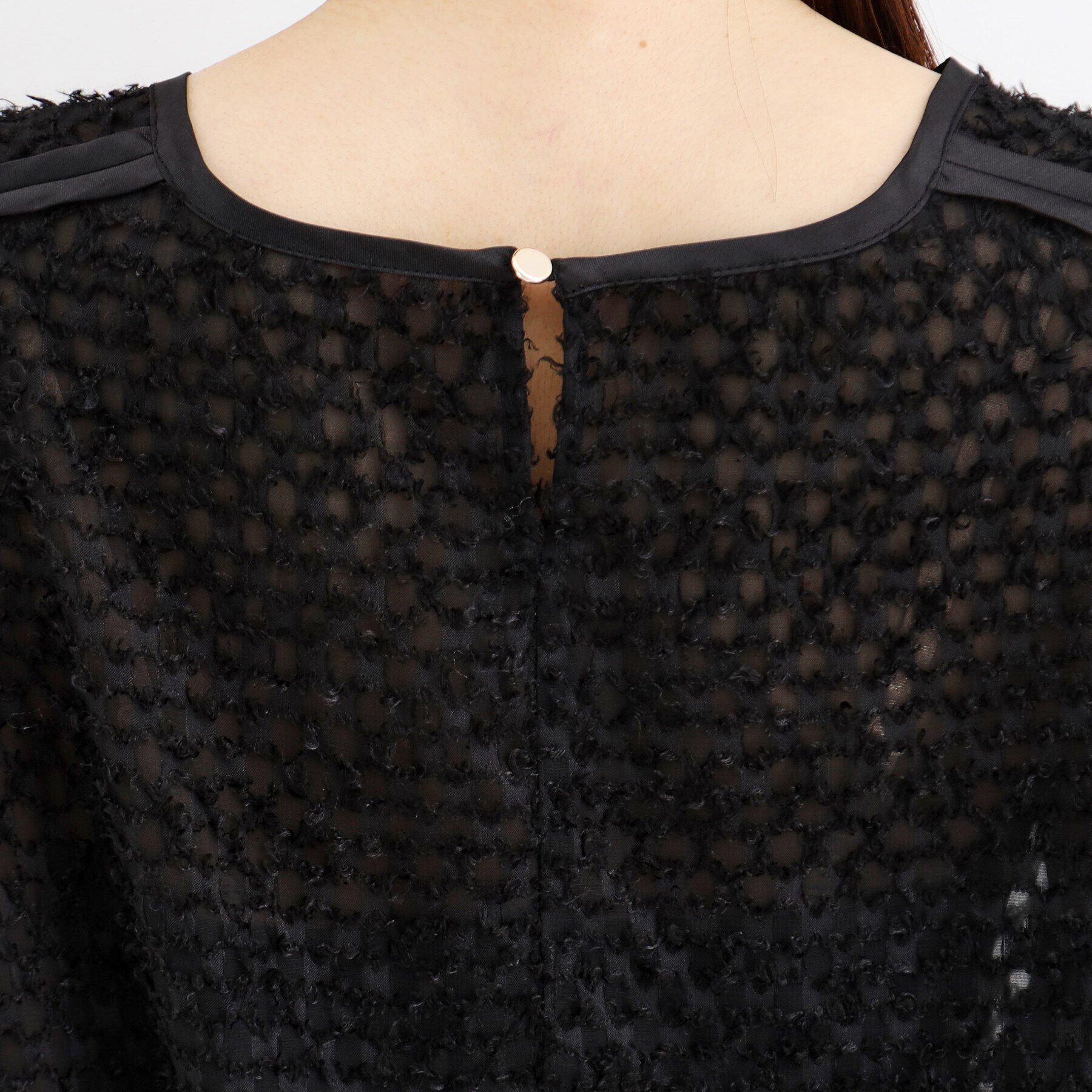 THE SHOP TK「ジャカードバルーンブラウス【洗える】」|シャツ・ブラウス|