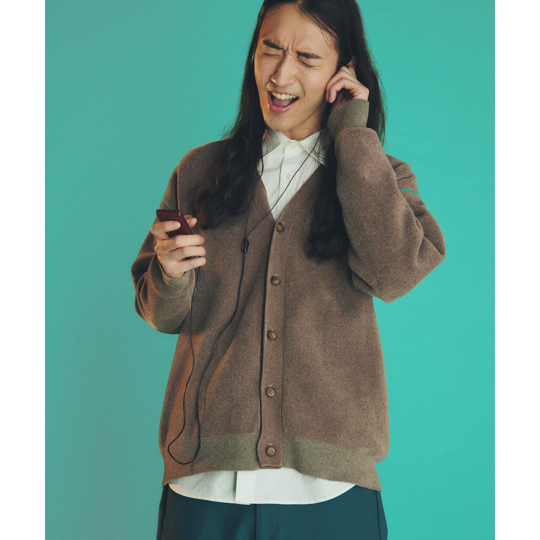 THE SHOP TK「【ハグするニット】モールニットカーディガン 親子リンク/ユニセックス」|カーディガン|