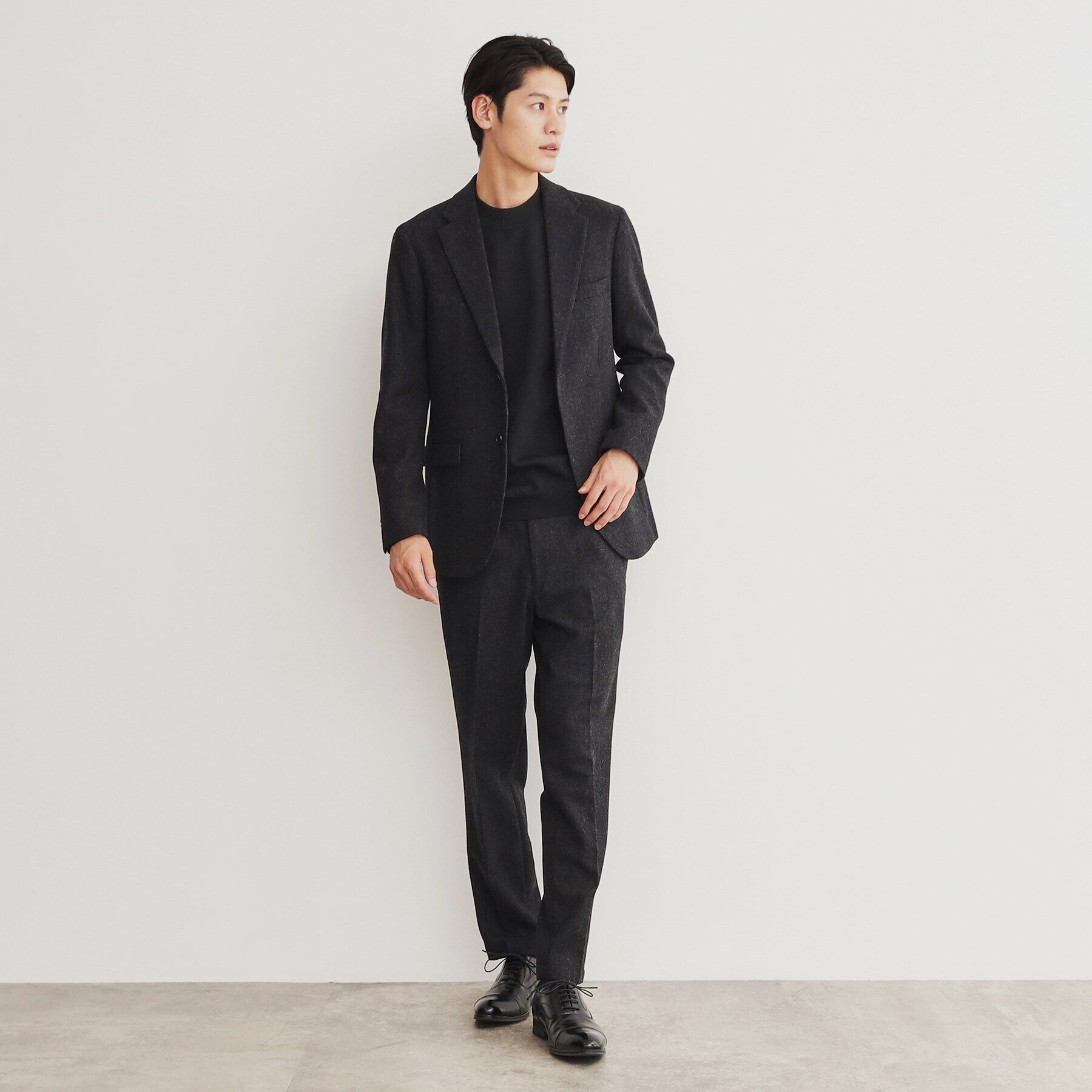 THE SHOP TK「カシミヤ混ピンヘッドジャケット【セットアップ可/ビジネス対応】」|テーラードジャケット|