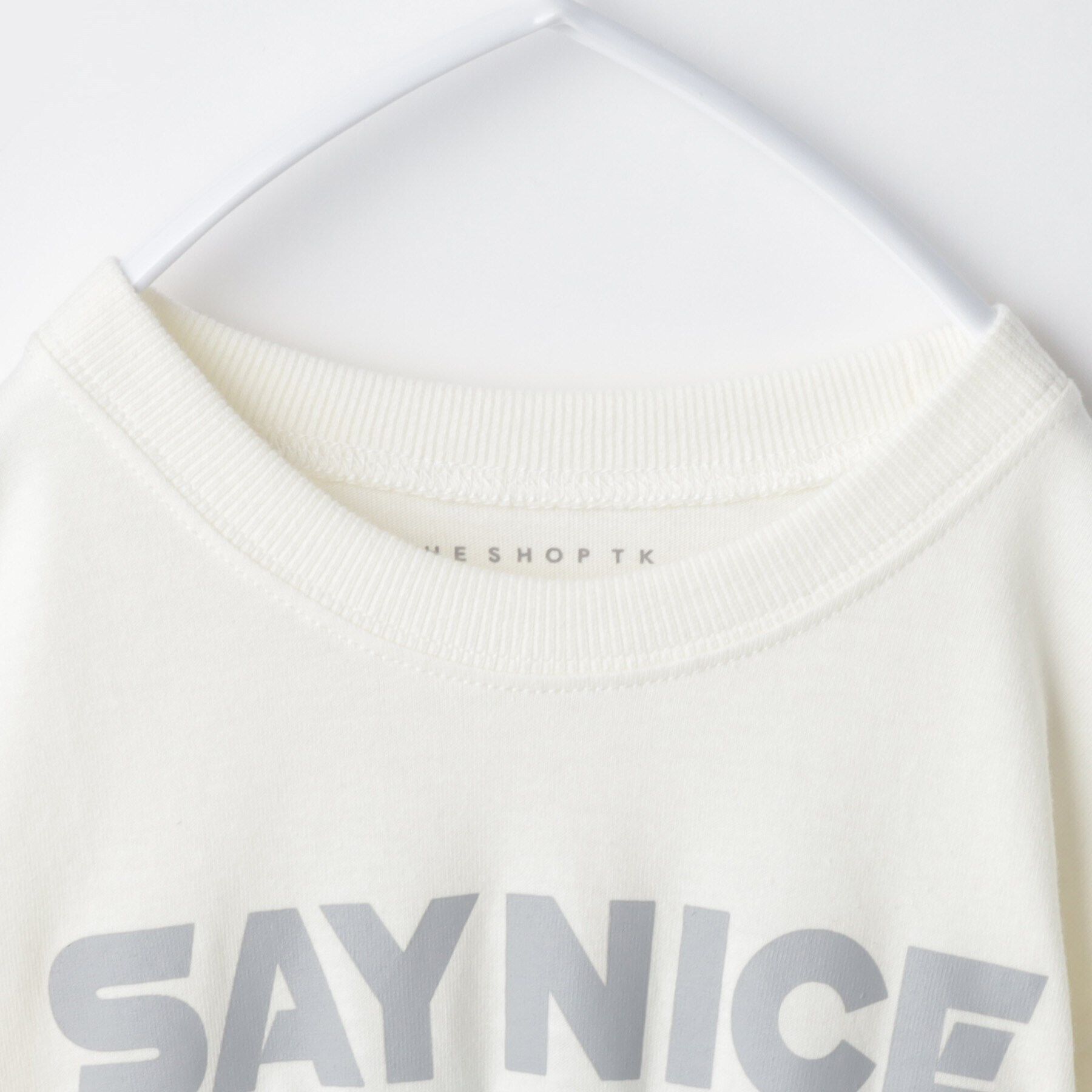 THE SHOP TK「【110-130】オーガビッツコットン長袖Tシャツ/洗濯機OK」|Tシャツ・カットソー|