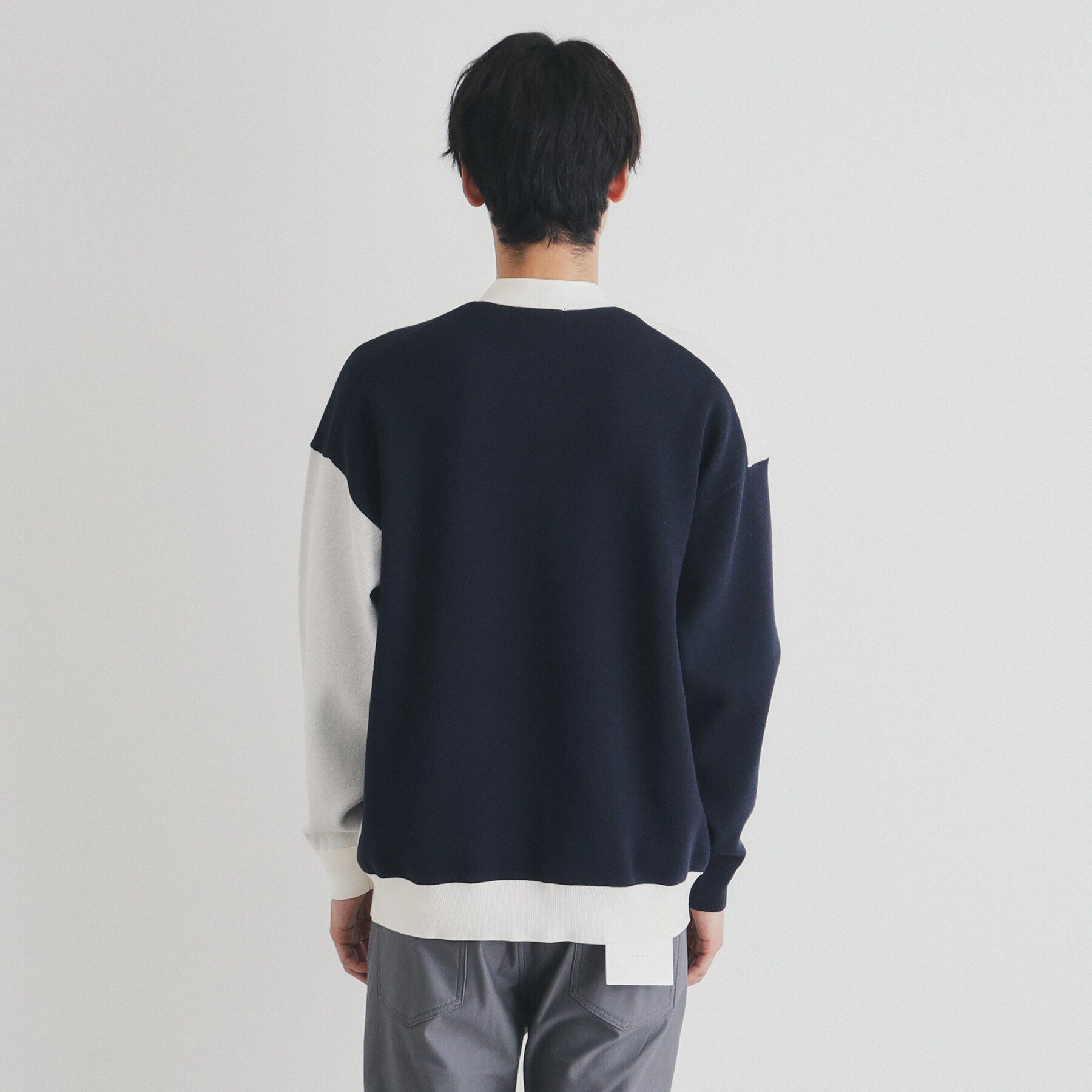 THE SHOP TK「パネルジャカードニットカーディガン」|カーディガン|