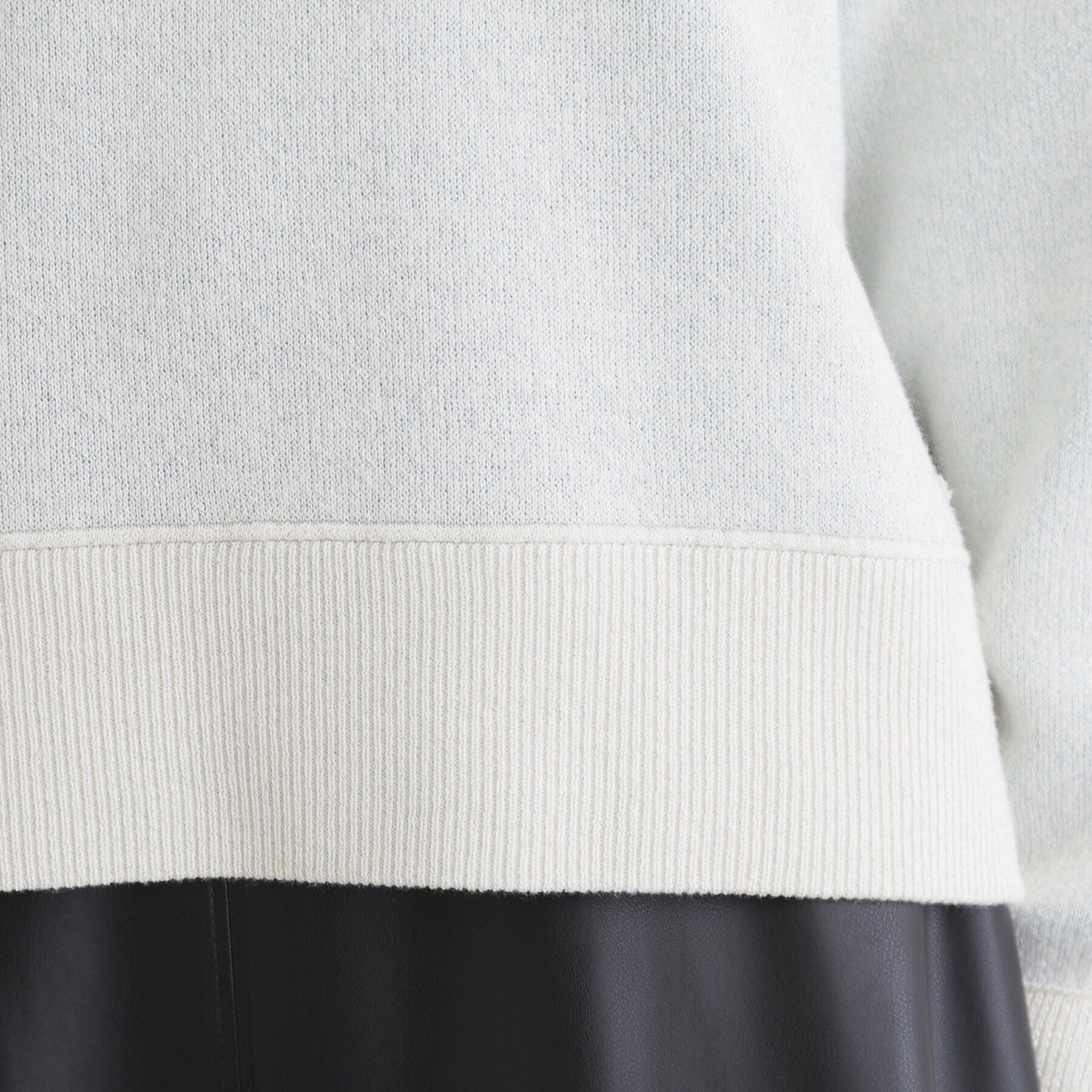 THE SHOP TK「ラメジャカードロゴニット」|ニット・セーター|