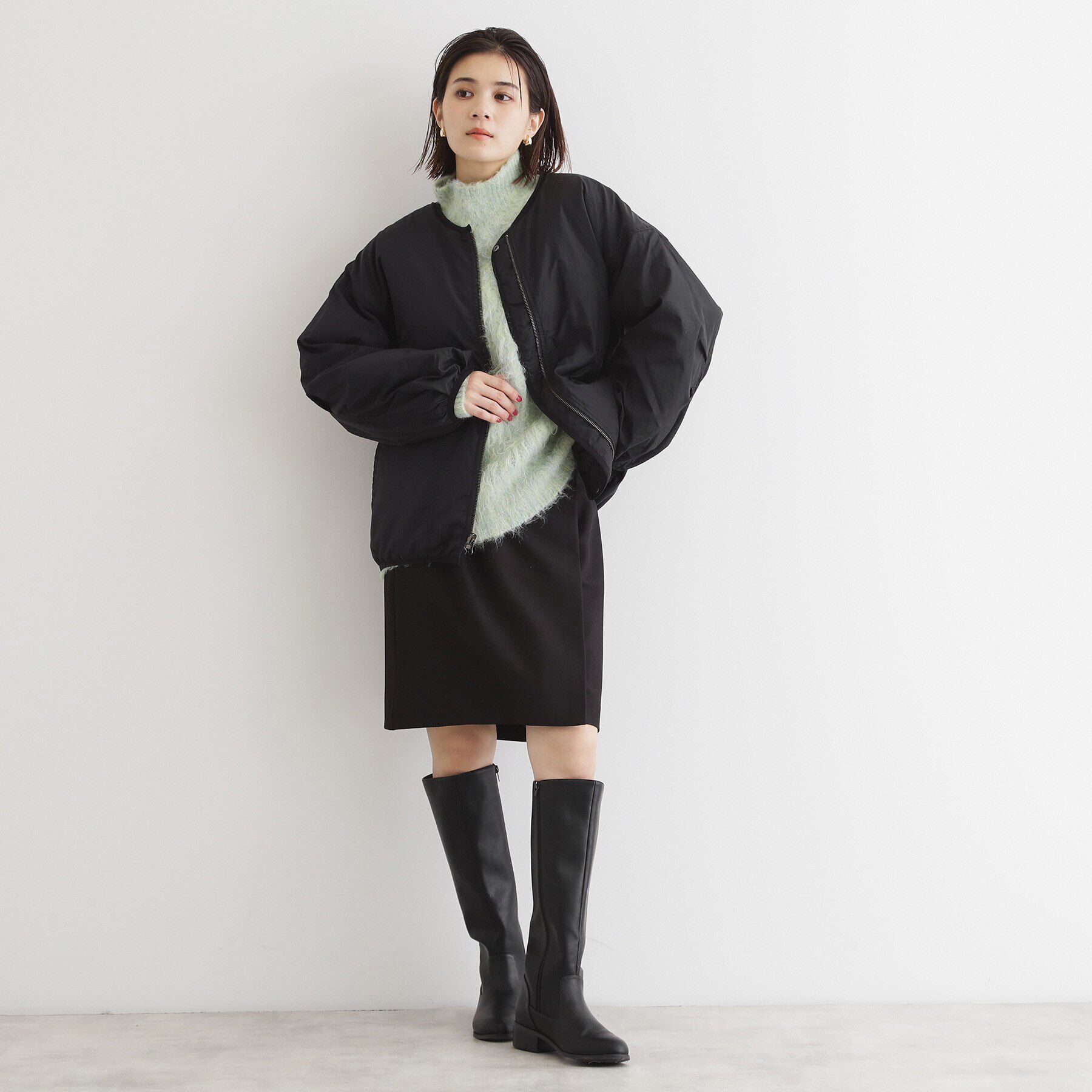 THE SHOP TK「【蓄熱保温】リバーシブルキルトブルゾン」|ブルゾン・スタジャン|