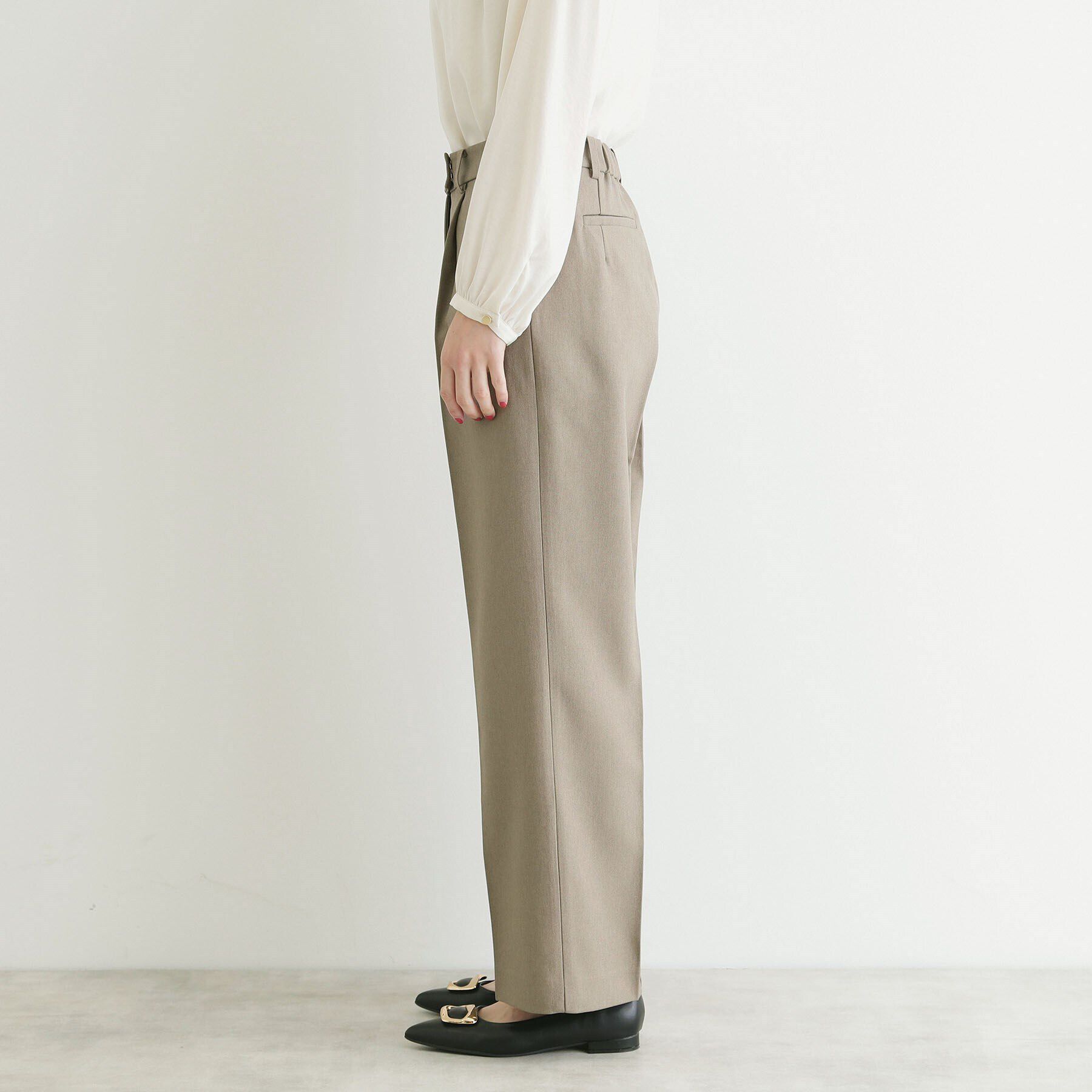 THE SHOP TK「【＠BAILA掲載】ウール調スラックス/セットアップ可」|その他|