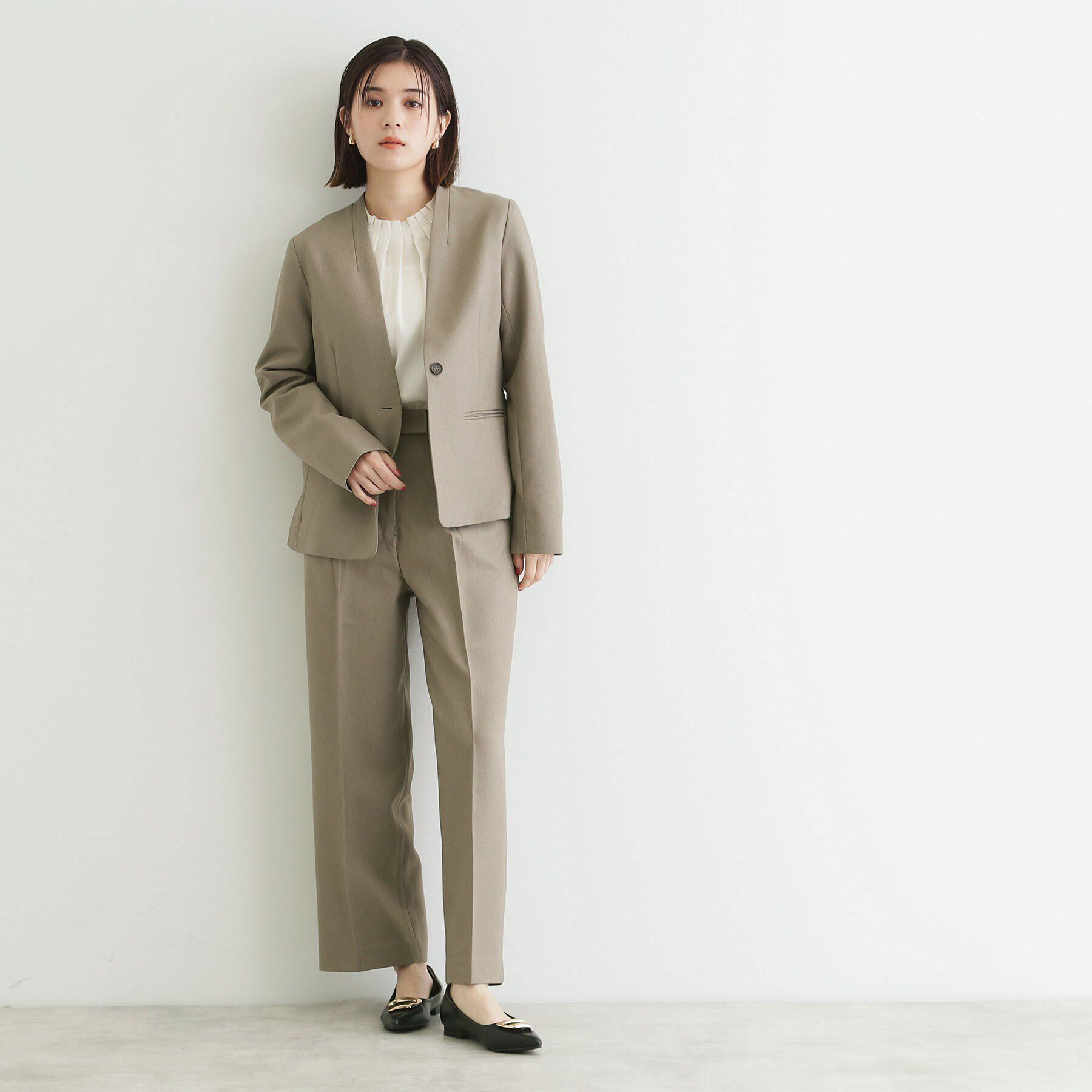 THE SHOP TK「【＠BAILA掲載】ウール調スラックス/セットアップ可」|その他|