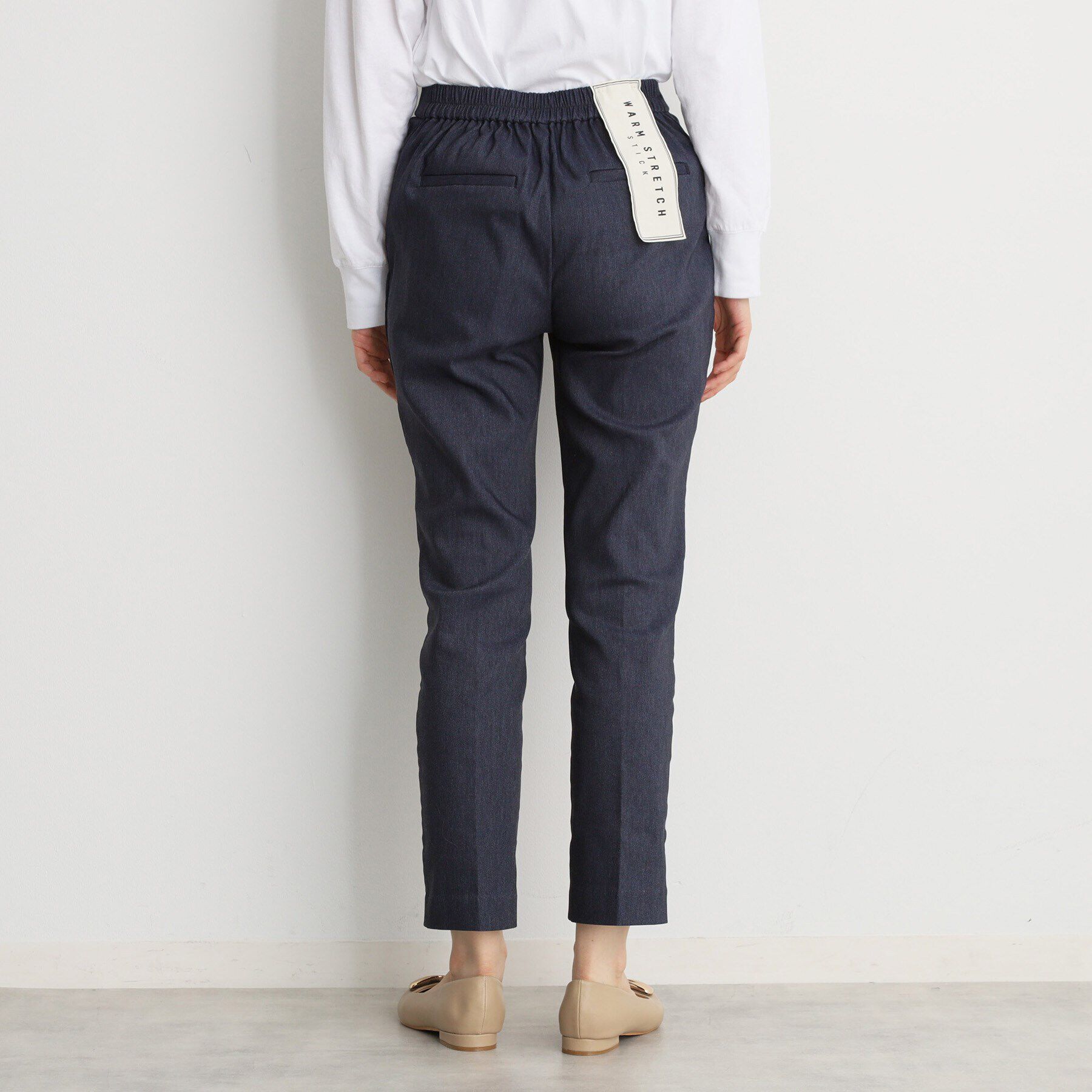 THE SHOP TK「【ラクでキレイ】ハイパーストレッチ裏起毛スティックパンツ/洗える」|その他|