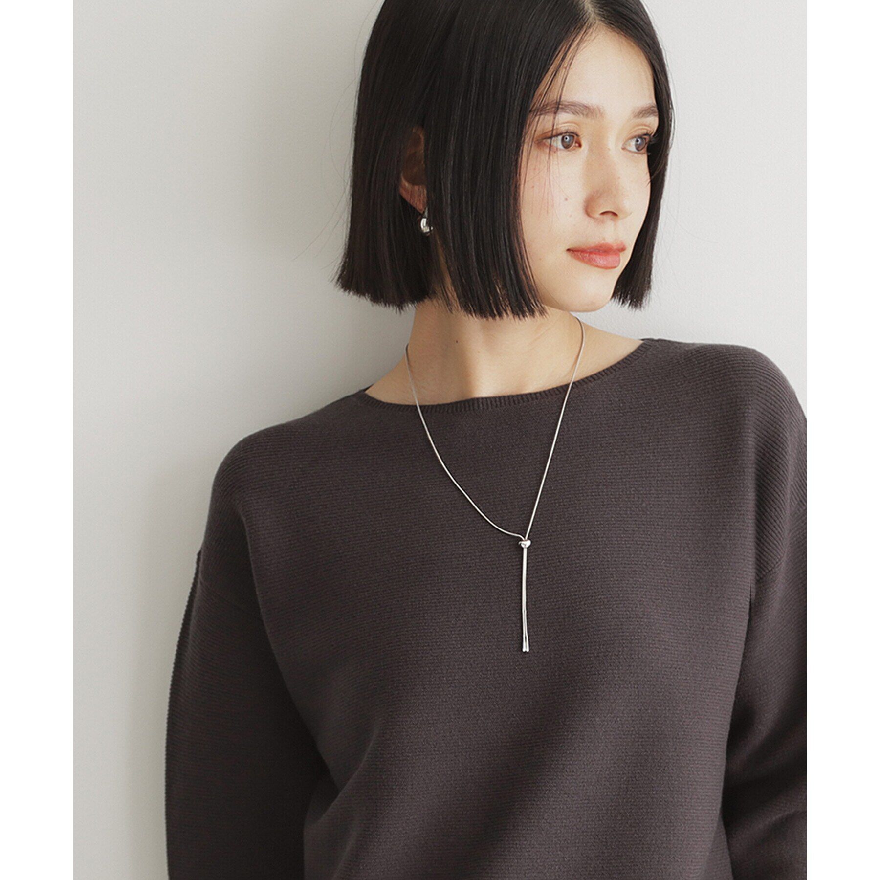 THE SHOP TK「【毛玉になりにくい/蓄熱性】春色_美人ガーターニット/洗える/体形カバー」|ニット・セーター|