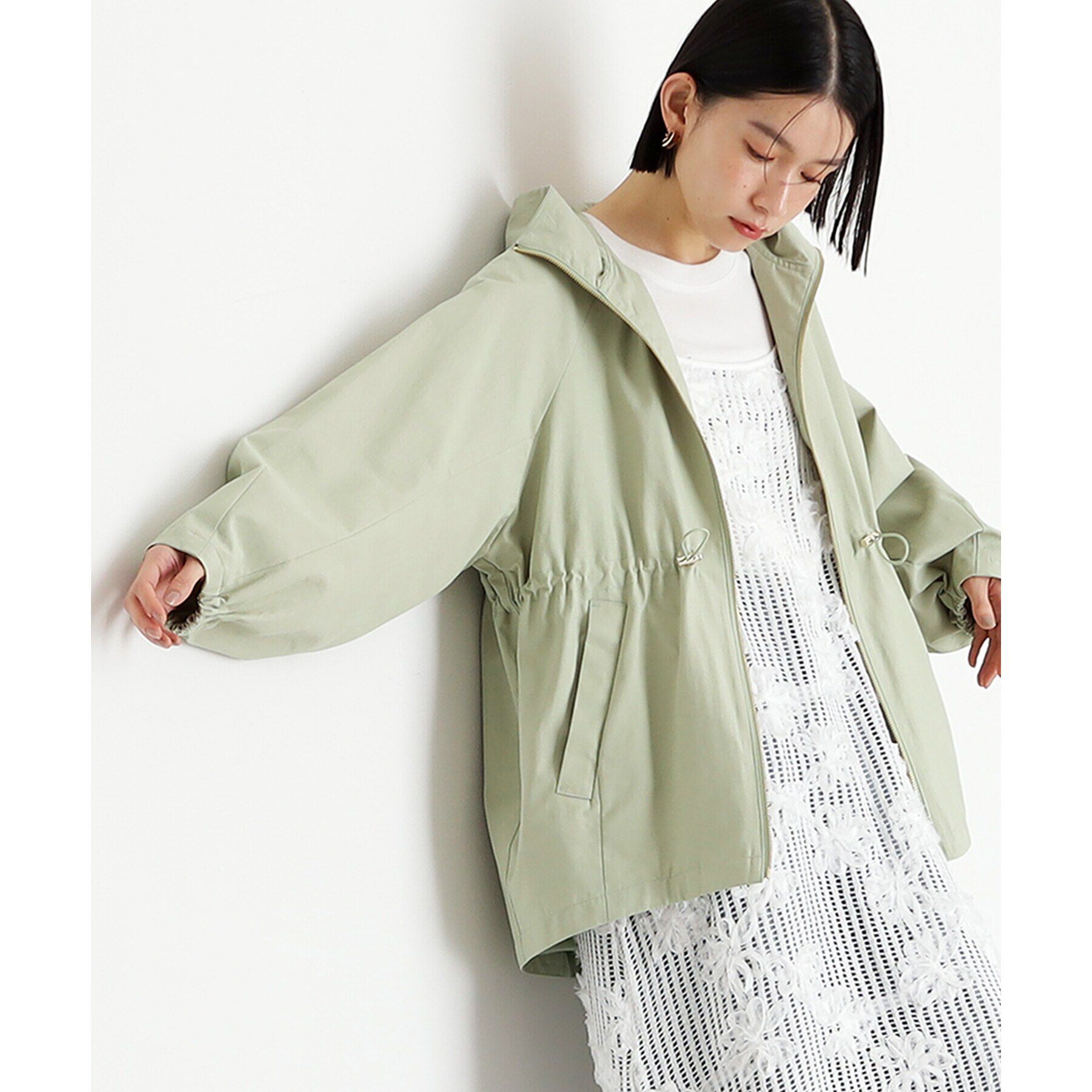 THE SHOP TK「【撥水】ウエストドロストマウンテンパーカ」|ブルゾン・スタジャン|