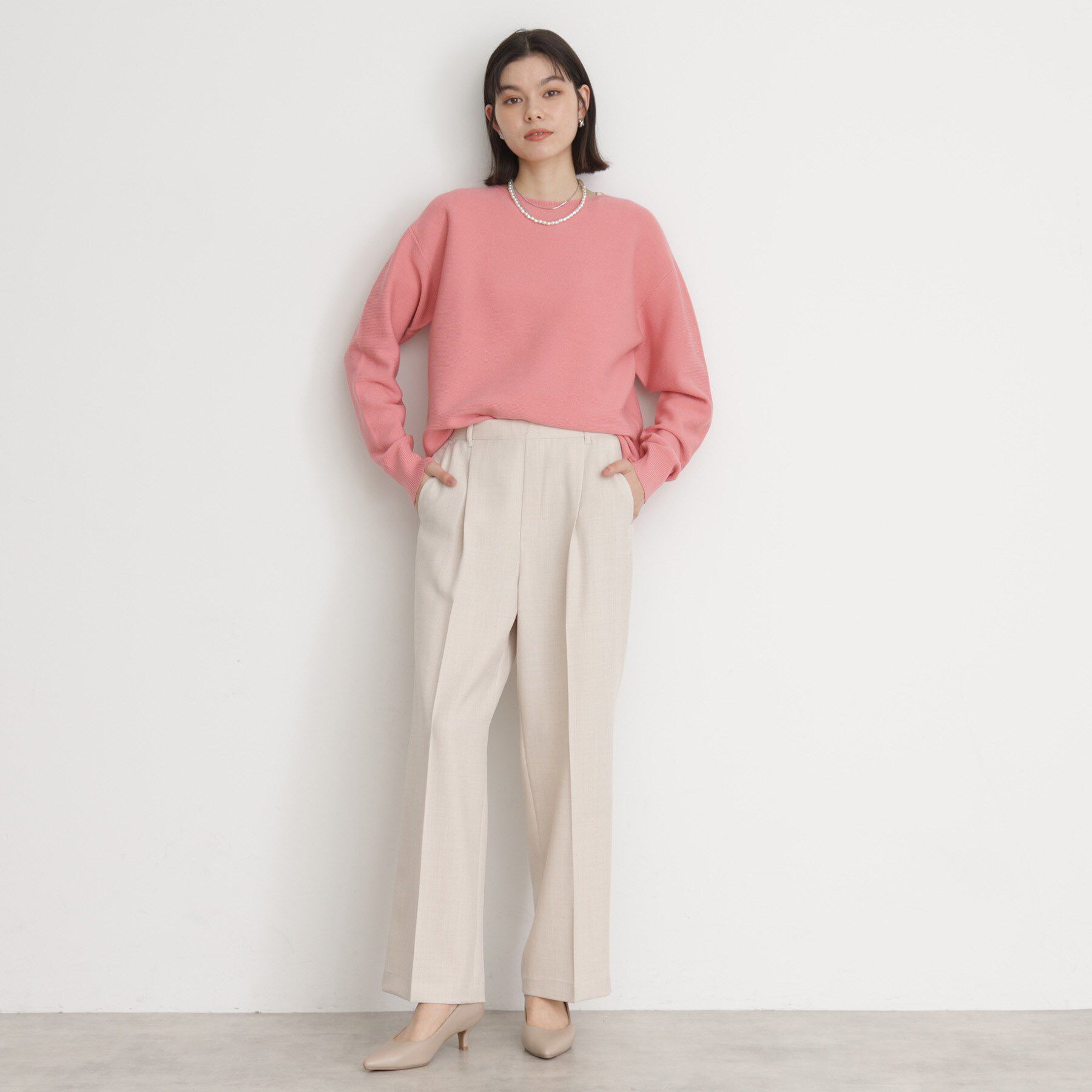 THE SHOP TK「【CAVIAN】ベーシックワイドパンツ/洗濯機OK」|その他|