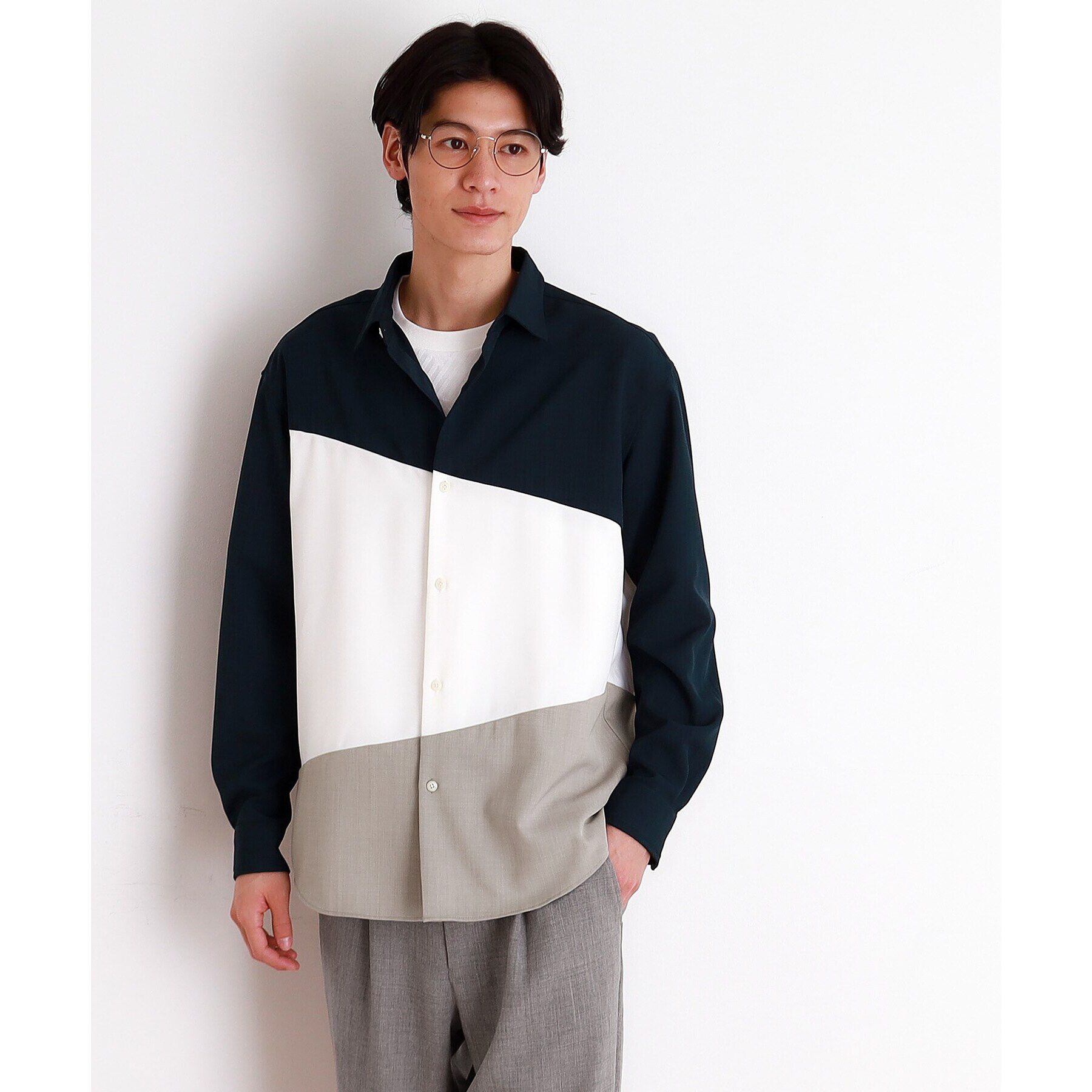 THE SHOP TK「ドライタッチ長袖シャツ」|シャツ・ブラウス|