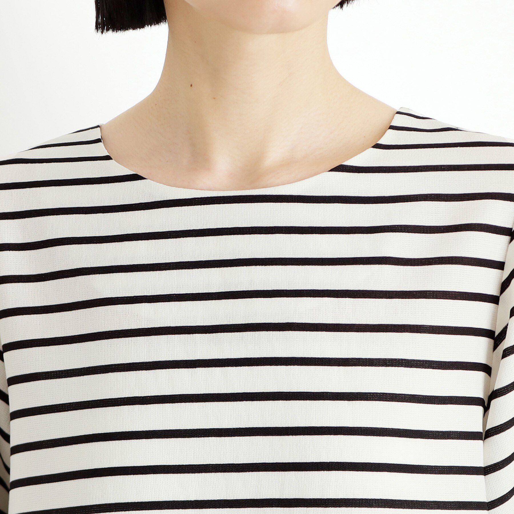 THE SHOP TK「麻調ランタン袖ブラウス【洗える】」|シャツ・ブラウス|