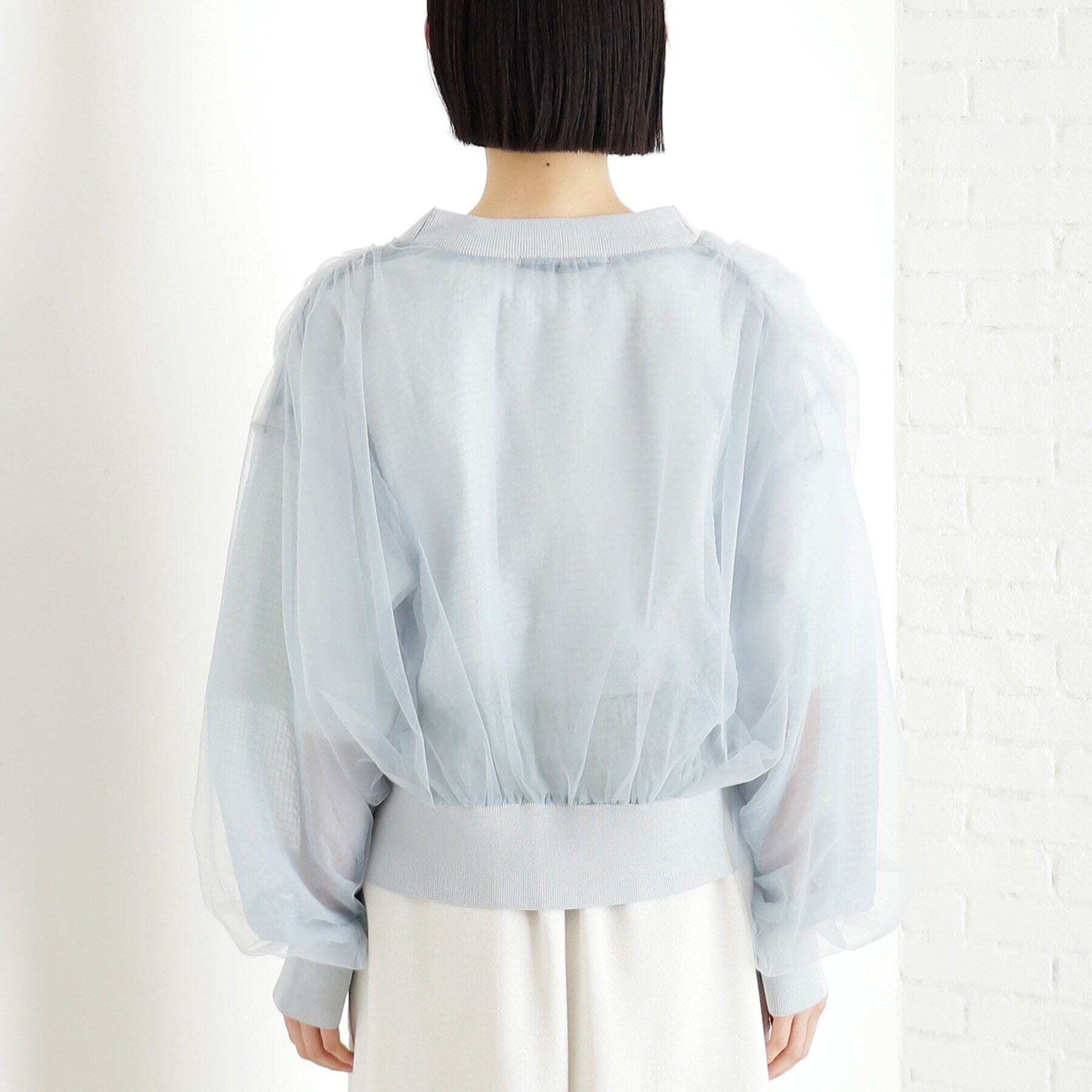 THE SHOP TK「シアー重ねカーディガン【洗える】」|カーディガン|