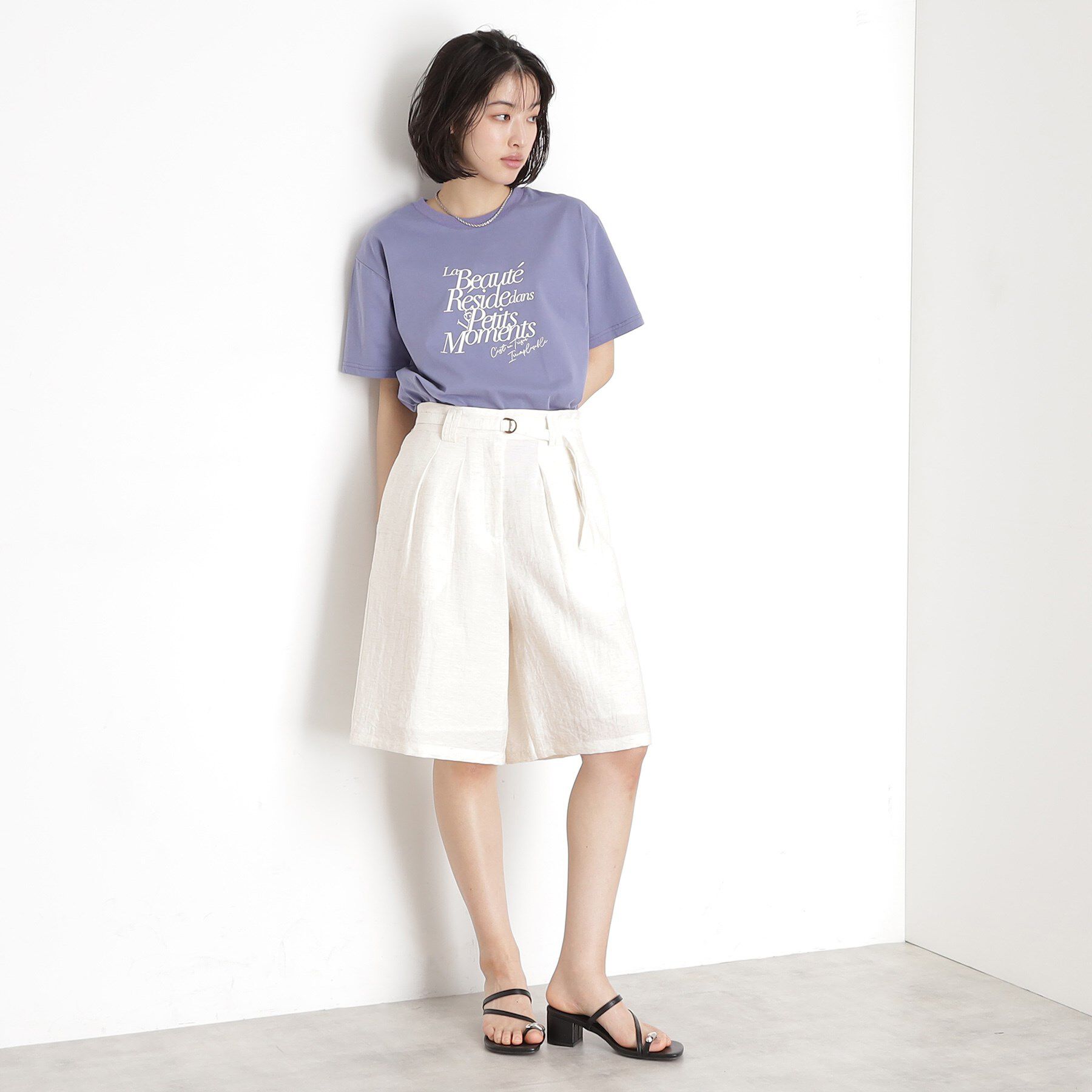 THE SHOP TK「リネン混ハーフパンツ【洗える/セットアップ可】」|その他|