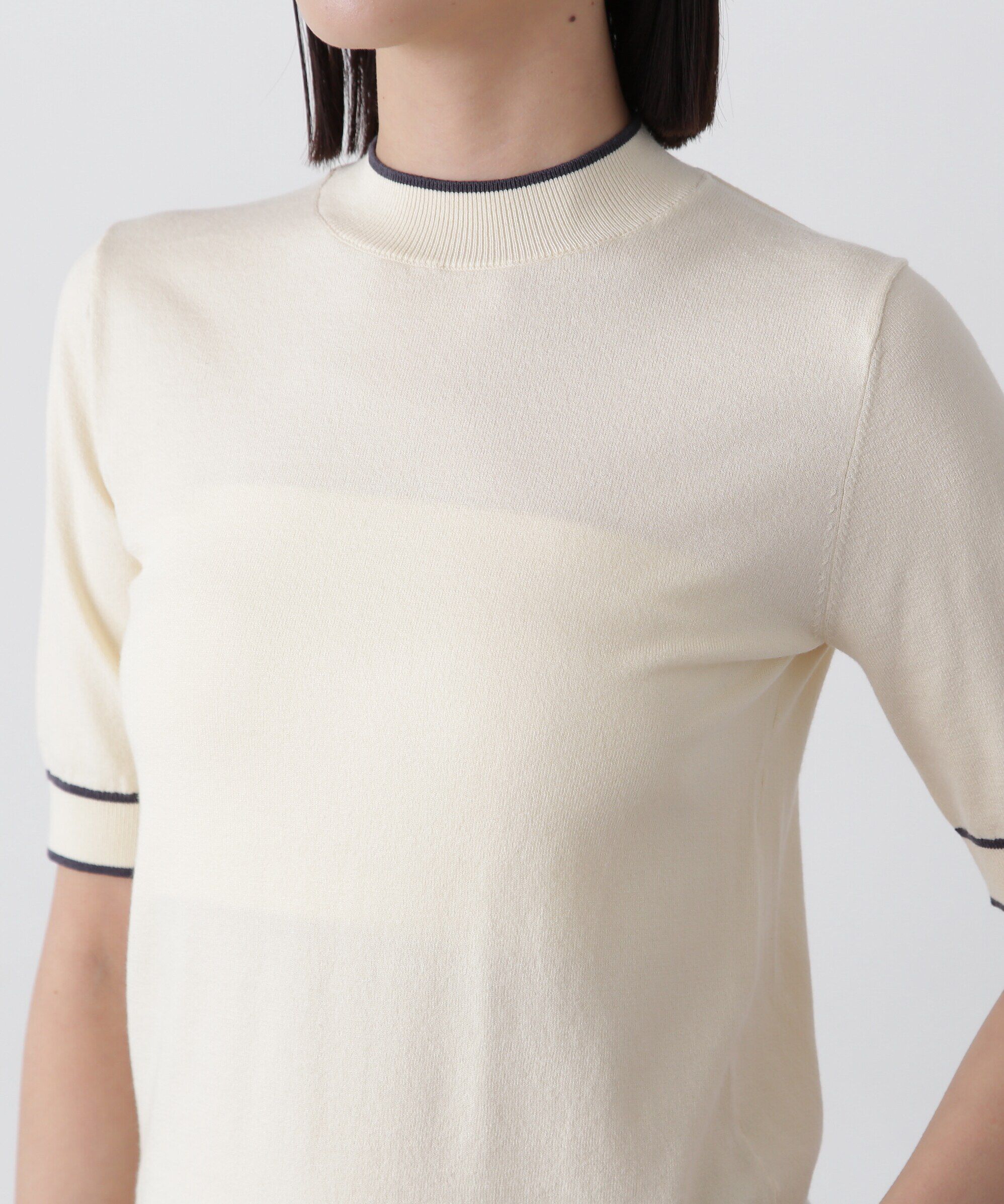  「バイカラーカーディガンセット」|ニット・セーター|