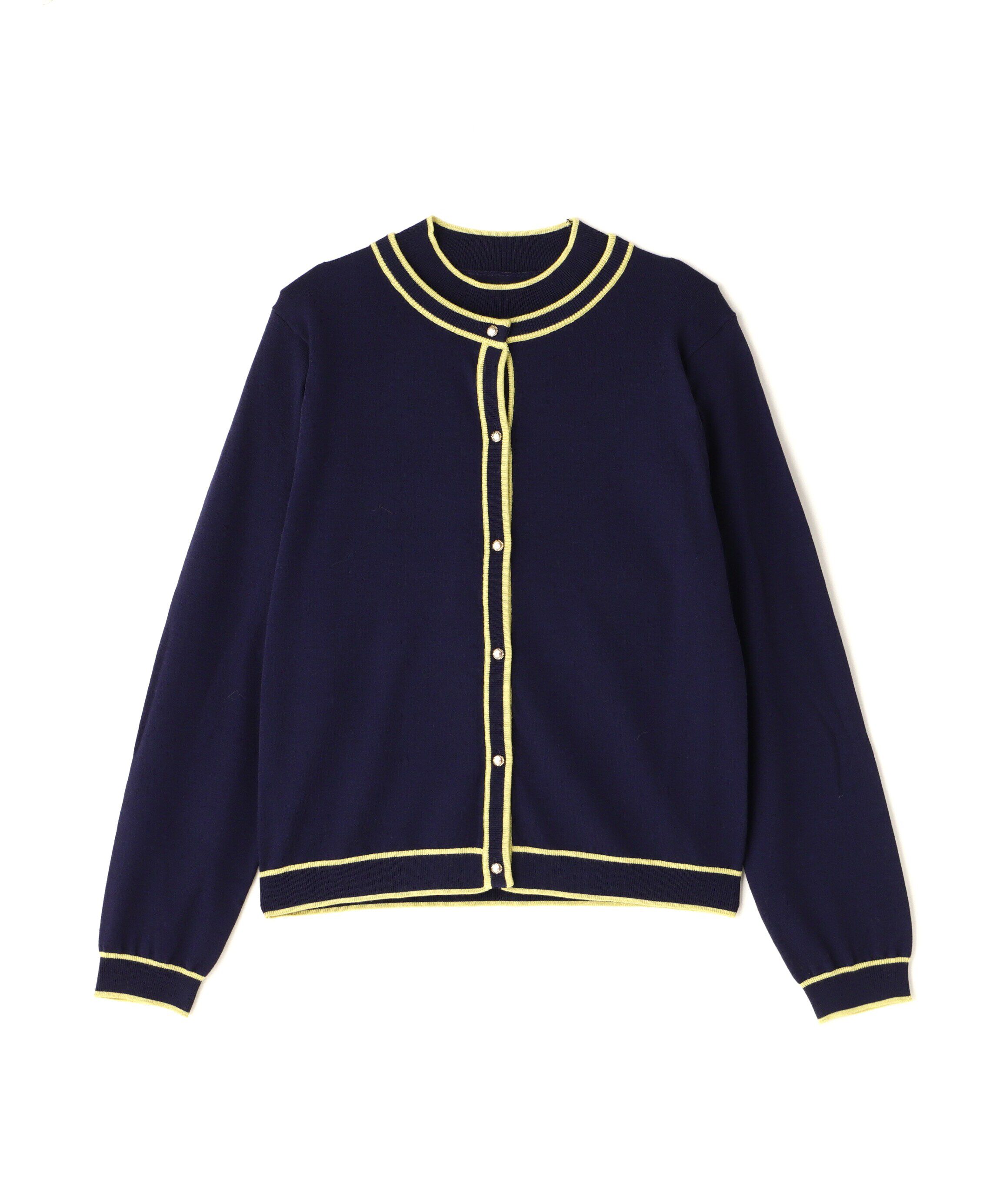  「バイカラーカーディガンセット」|ニット・セーター|