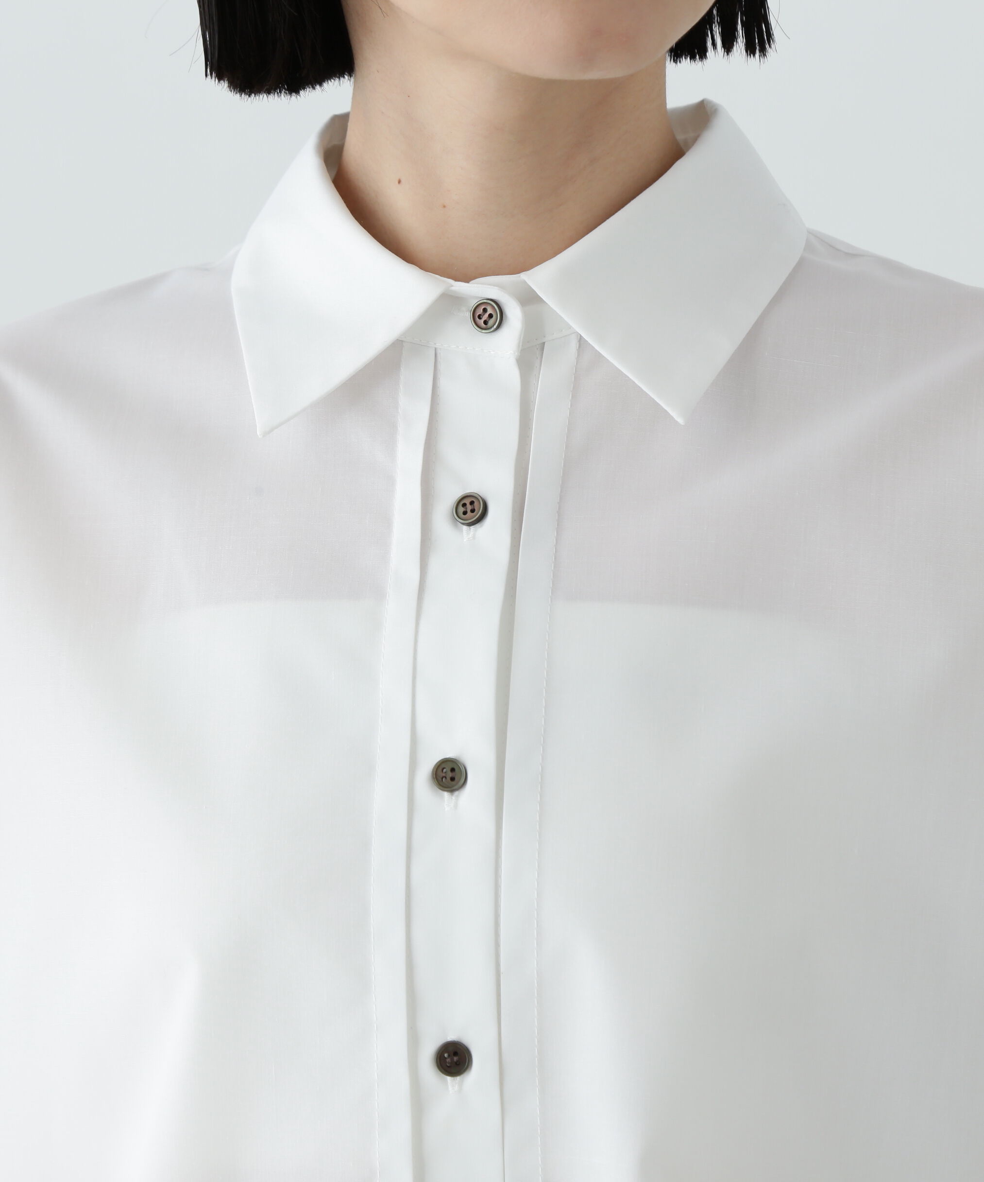  「バックプリーツショートシャツ」|シャツ・ブラウス|