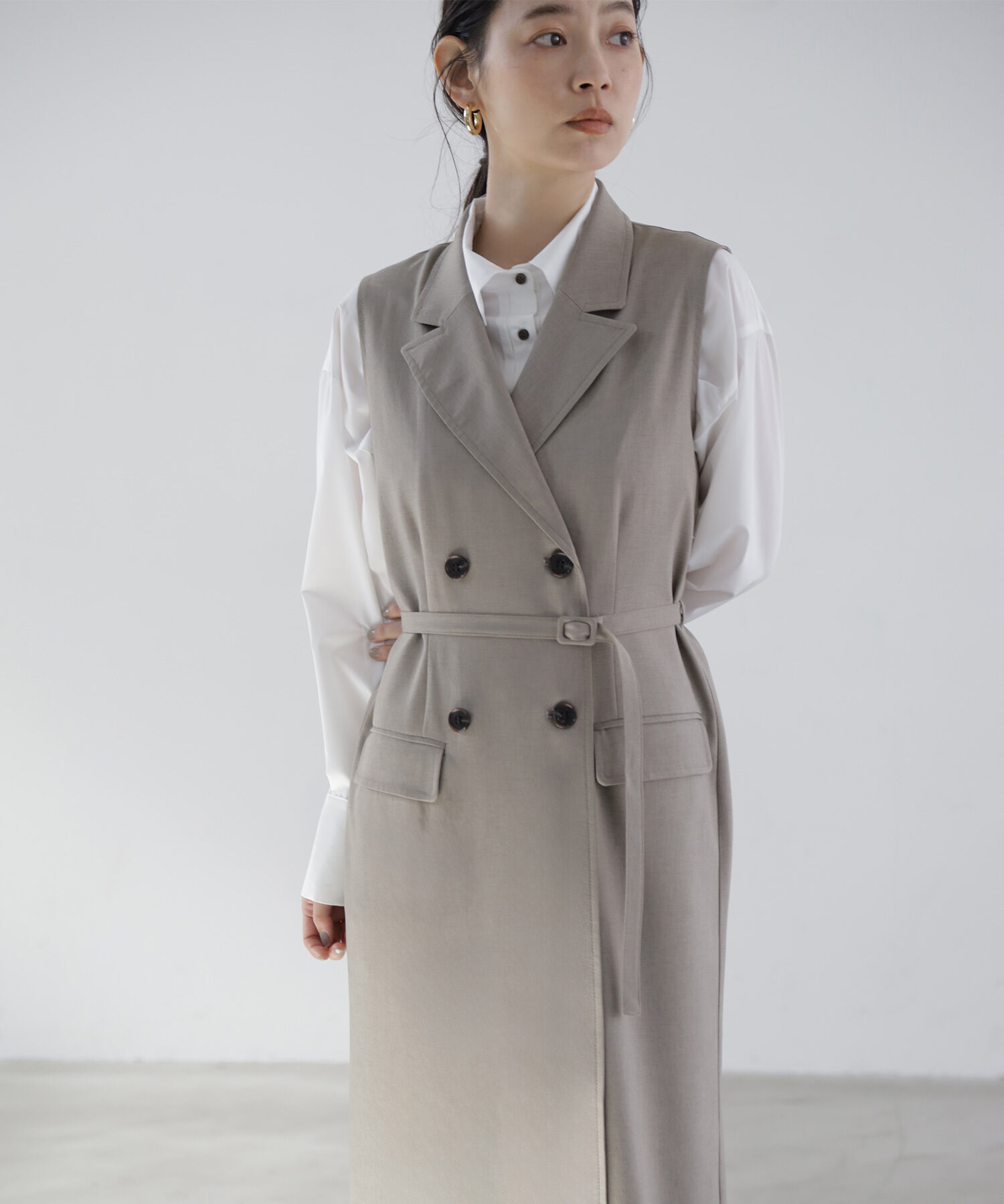  「バックプリーツショートシャツ」|シャツ・ブラウス|