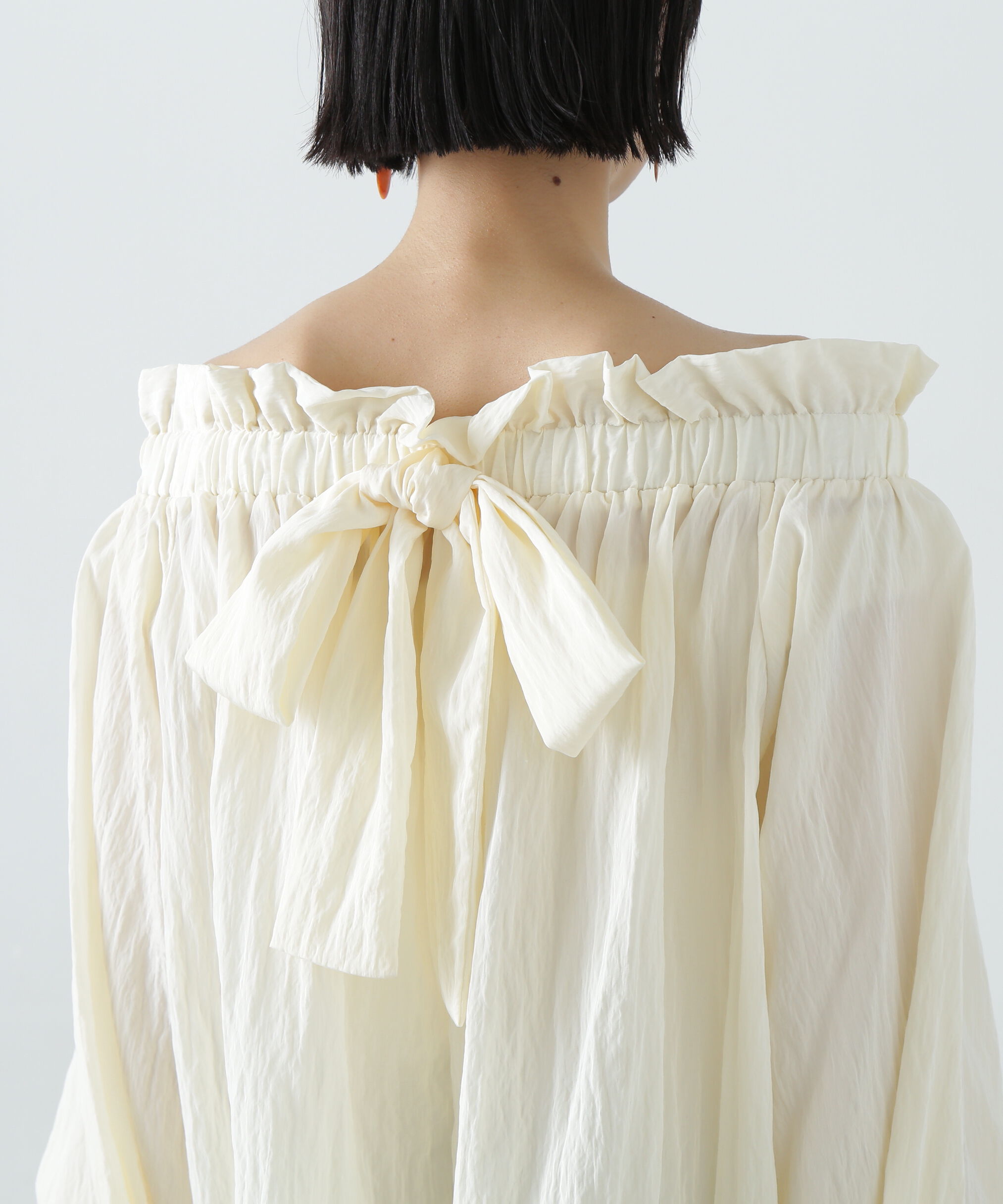  「オフショルペーパーバックブラウス」|シャツ・ブラウス|