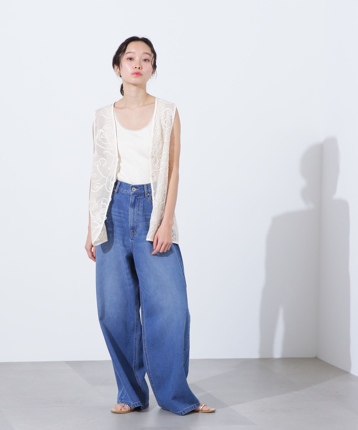  「ライトオンスワイドデニムパンツ」|その他|