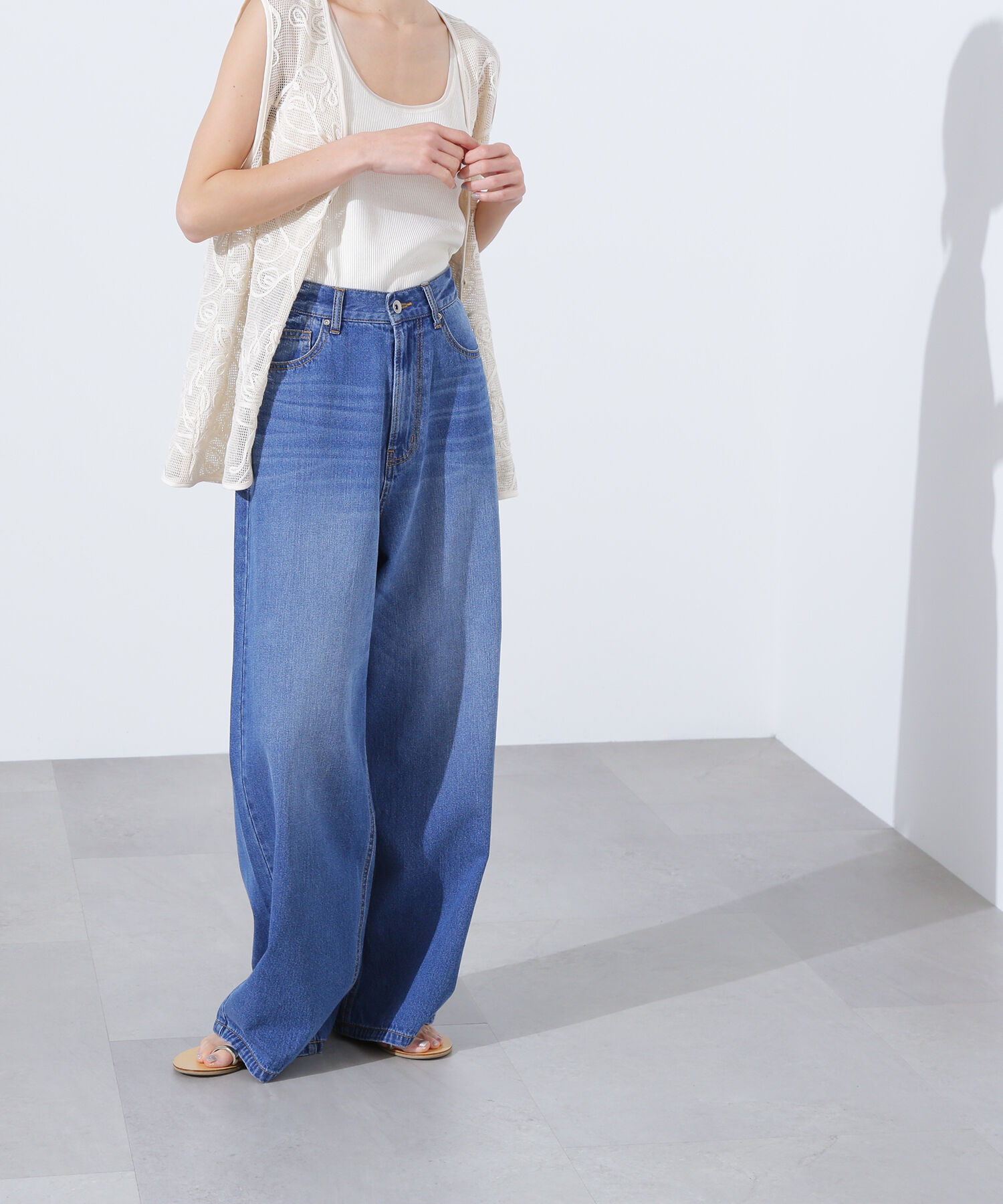  「ライトオンスワイドデニムパンツ」|その他|