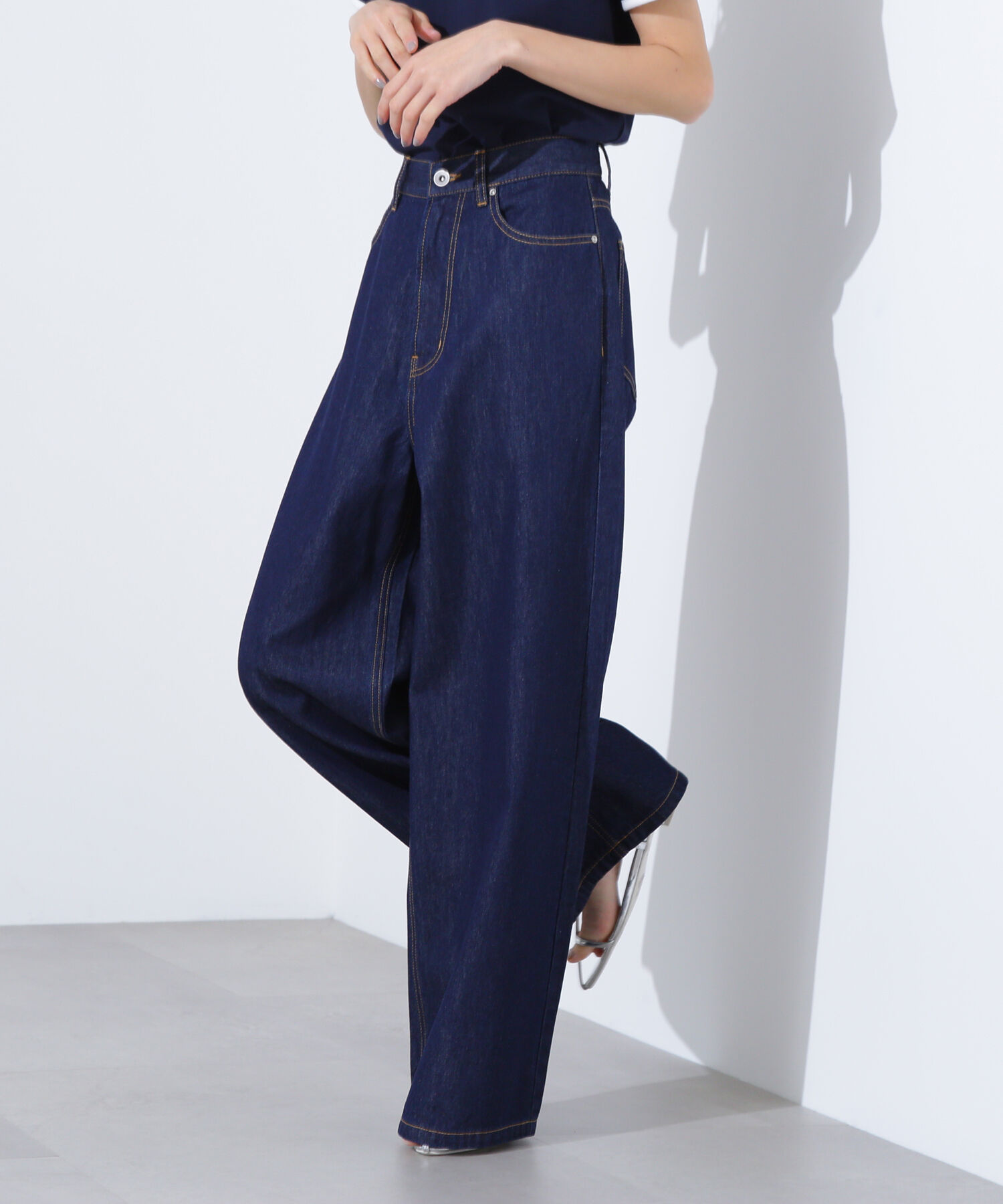  「ライトオンスワイドデニムパンツ」|その他|