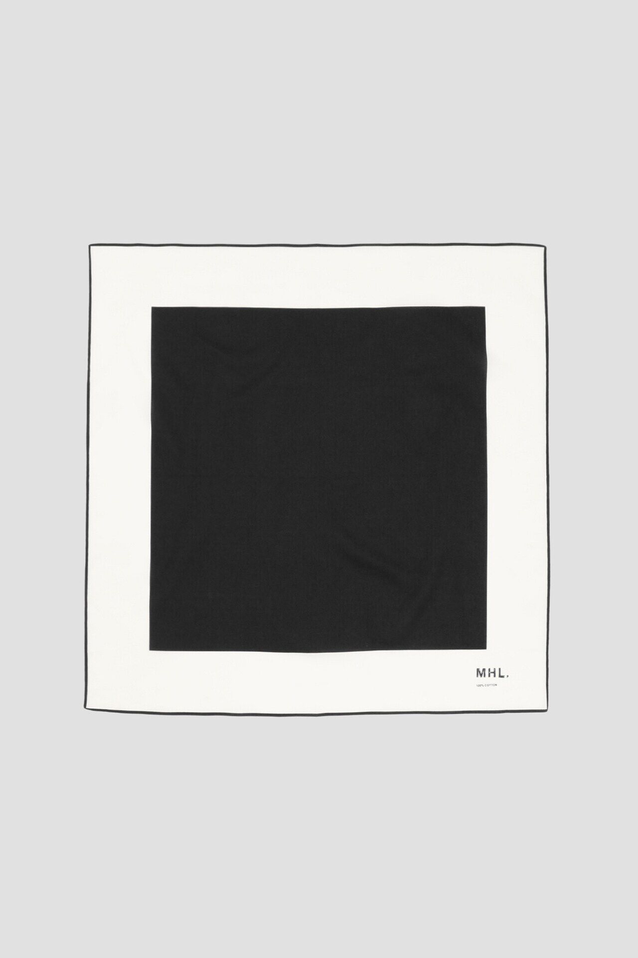 MHL.「FINE COTTON PLAINWEAVE」|バンダナ・スカーフ|