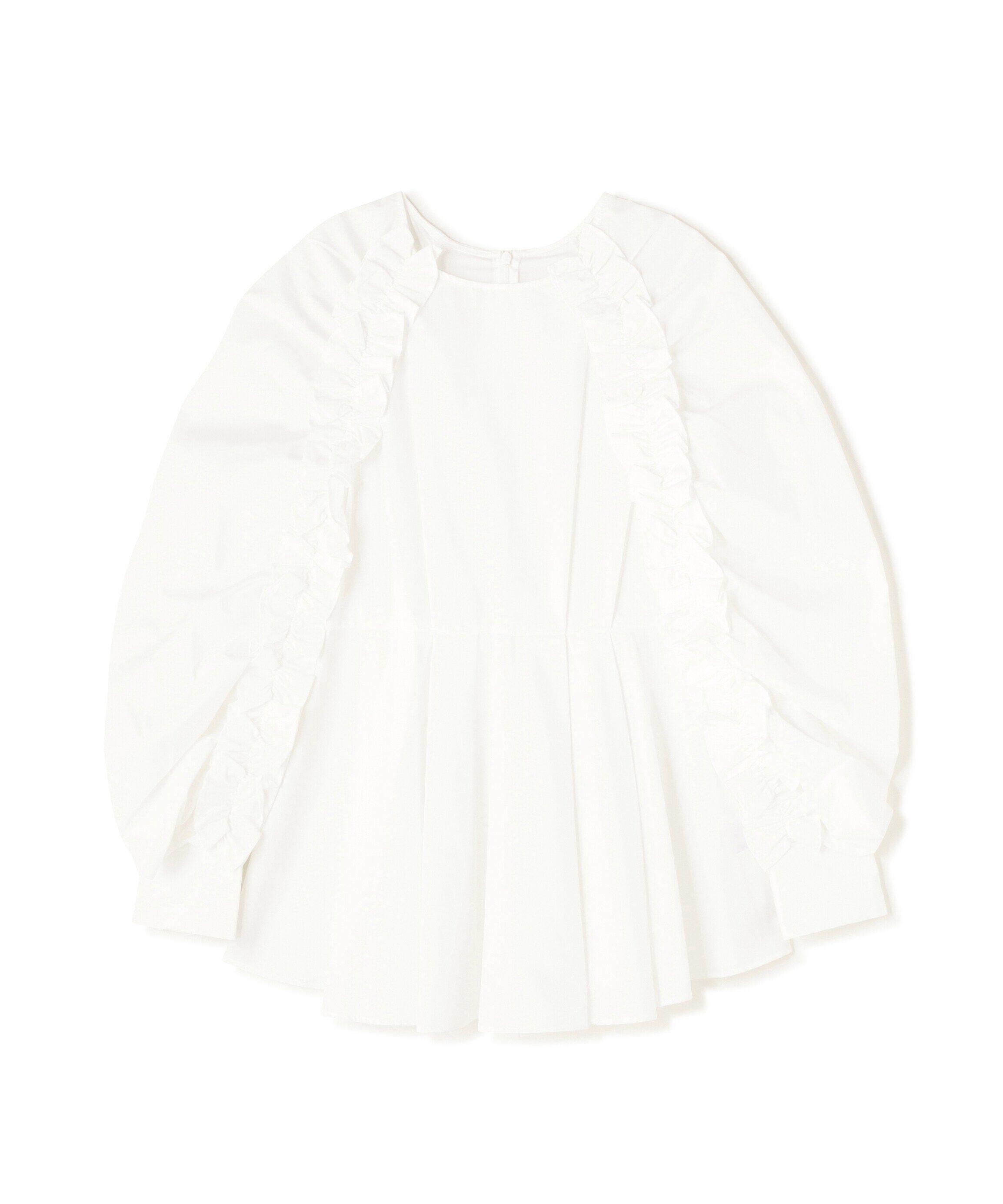  「フリルスリーブペプラムブラウス　24AW」|シャツ・ブラウス|