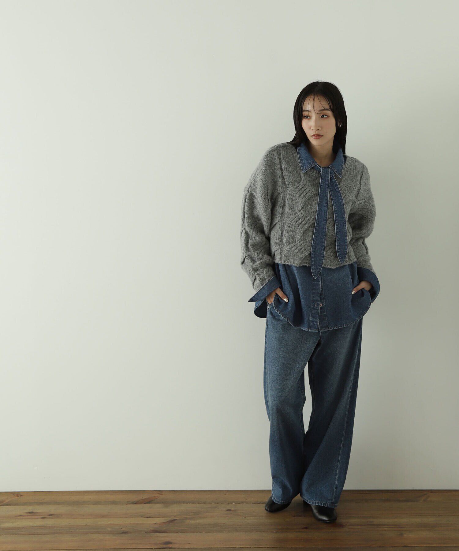  「スラックスデニムパンツ」|その他|