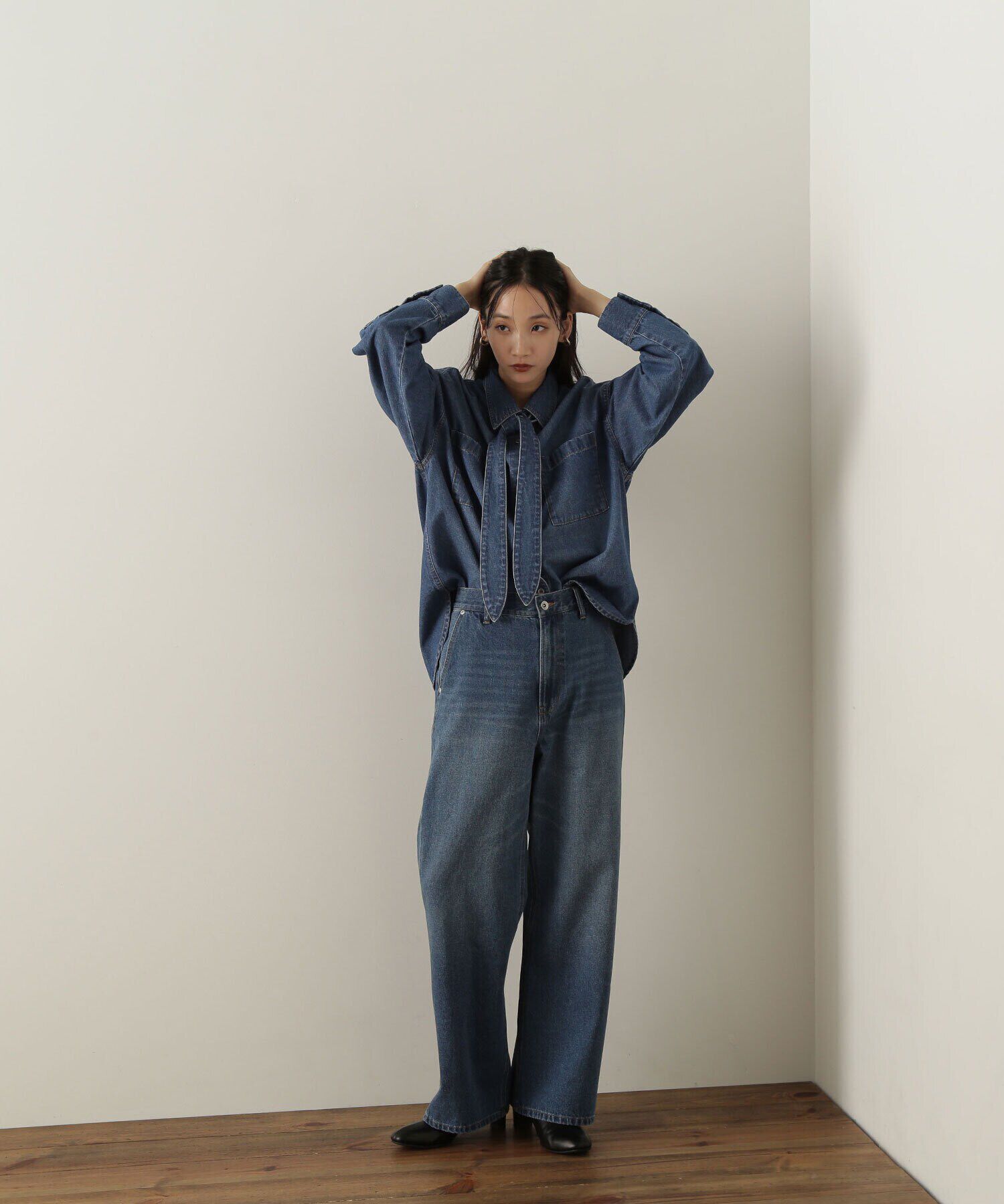  「スラックスデニムパンツ」|その他|