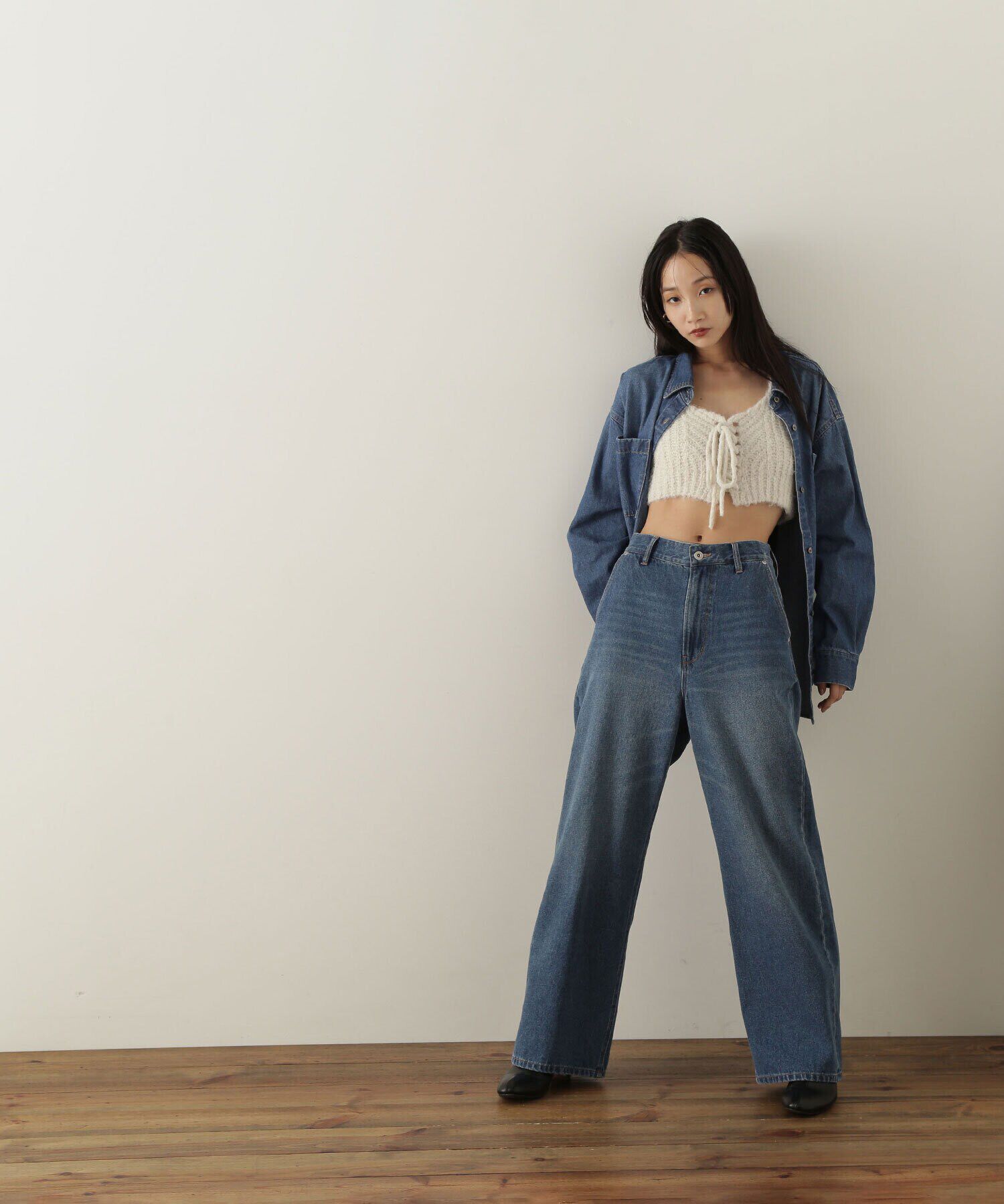  「スラックスデニムパンツ」|その他|