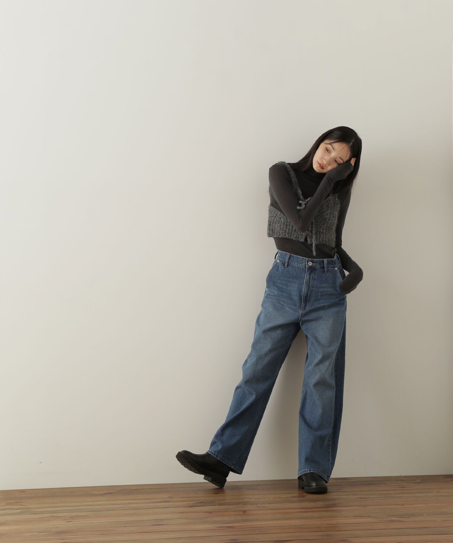  「スラックスデニムパンツ」|その他|