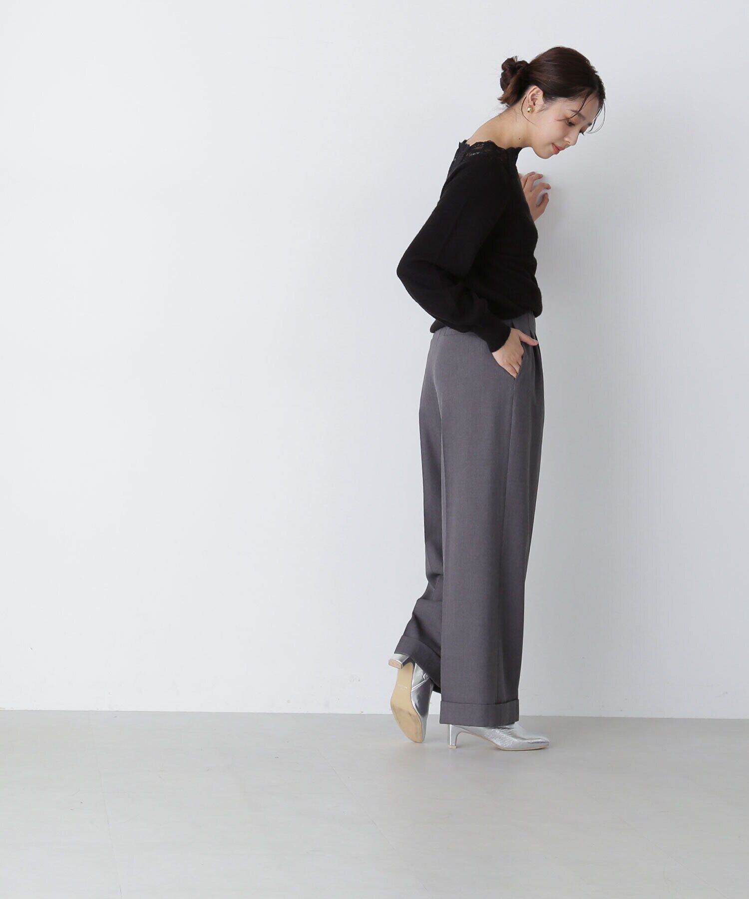  「レーストリミングニット　24AW」|ニット・セーター|