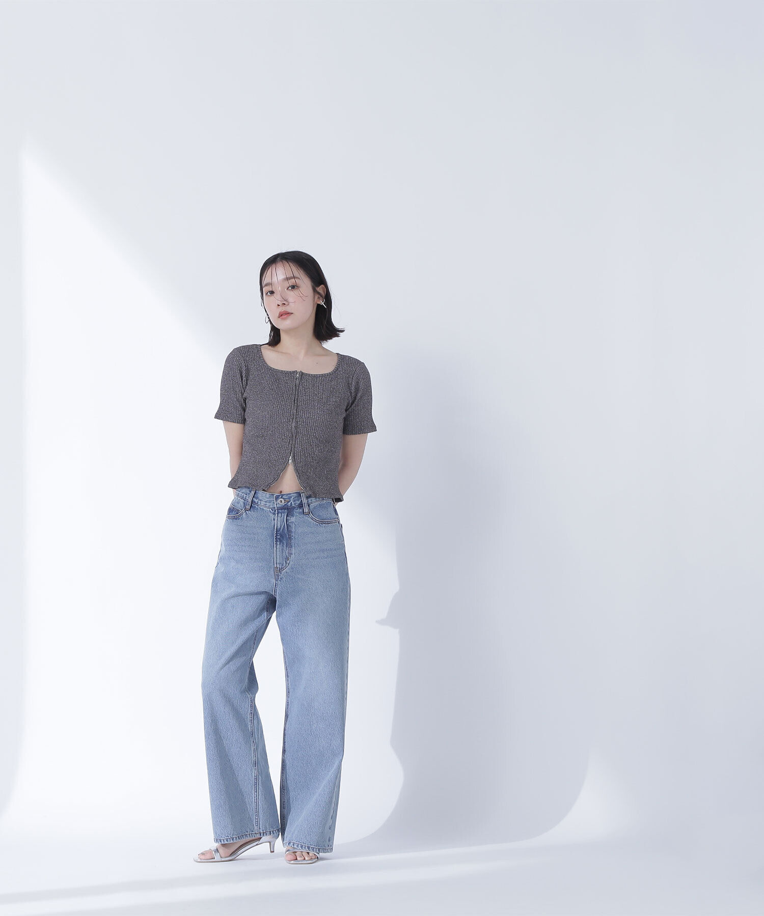  「ワイドストレートデニムパンツ」|その他|