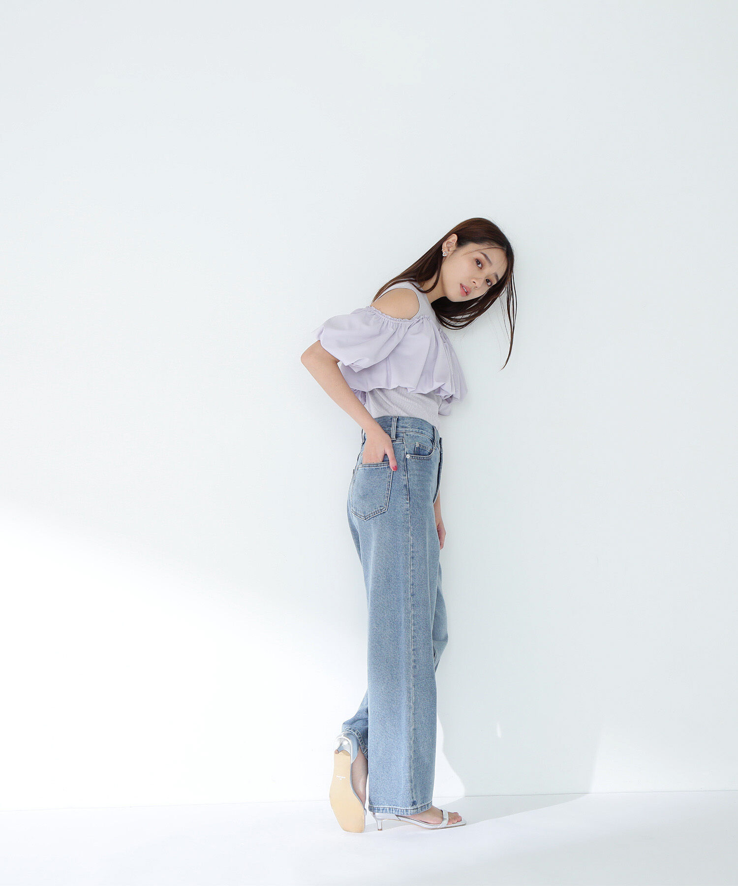  「ワイドストレートデニムパンツ」|その他|