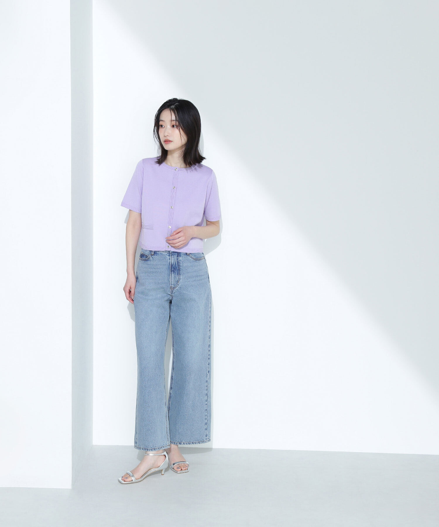  「ワイドストレートデニムパンツ」|その他|