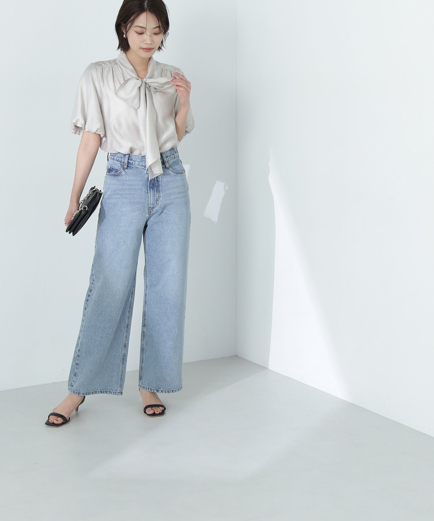  「ワイドストレートデニムパンツ」|その他|