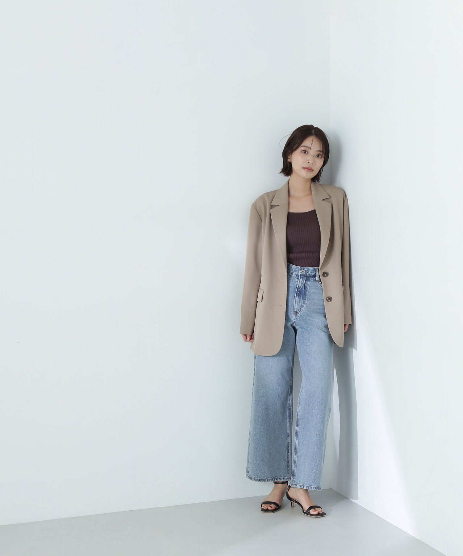  「ワイドストレートデニムパンツ」|その他|