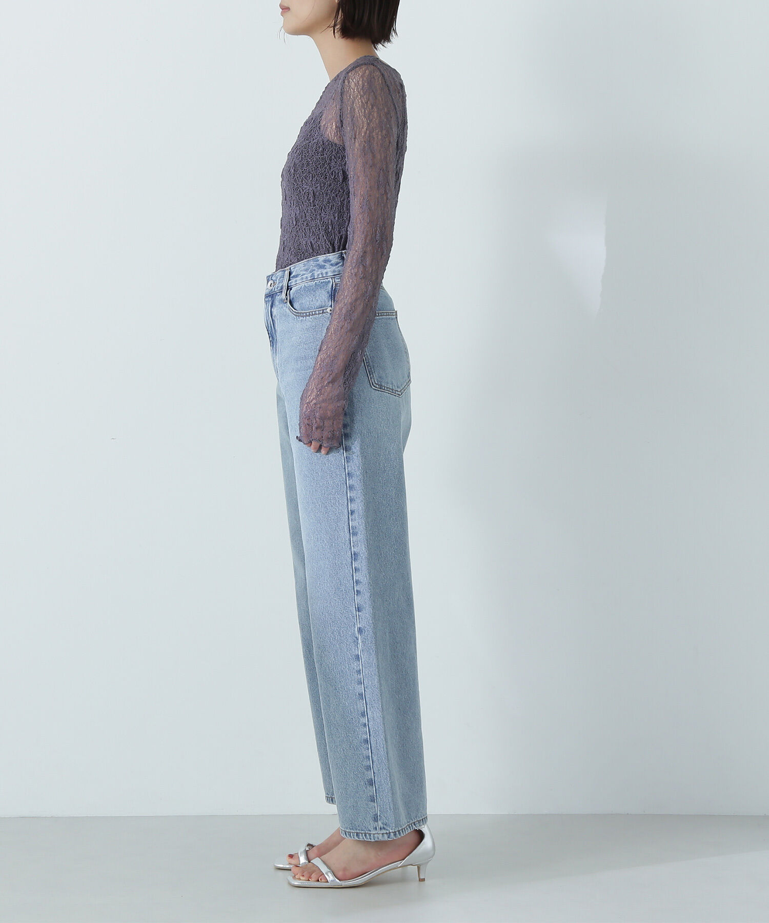  「ワイドストレートデニムパンツ」|その他|