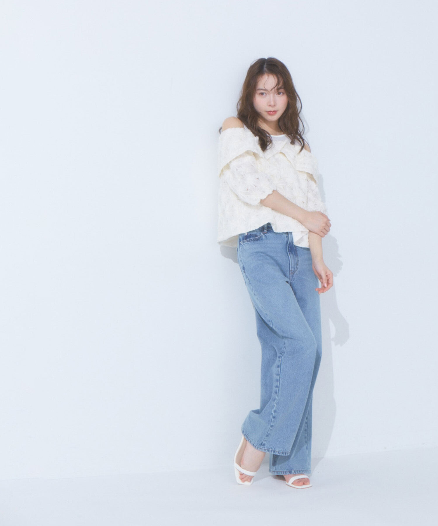  「ワイドストレートデニムパンツ」|その他|