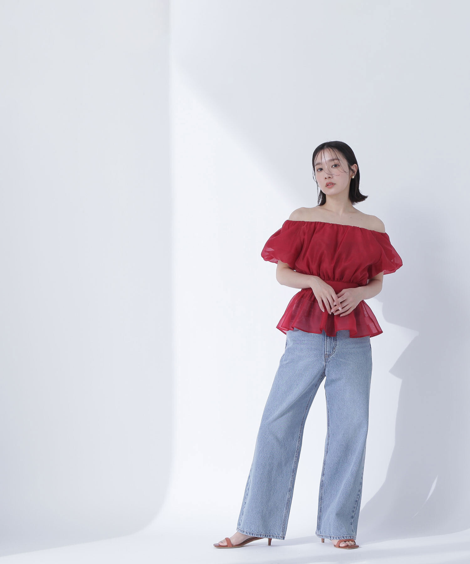  「ワイドストレートデニムパンツ」|その他|