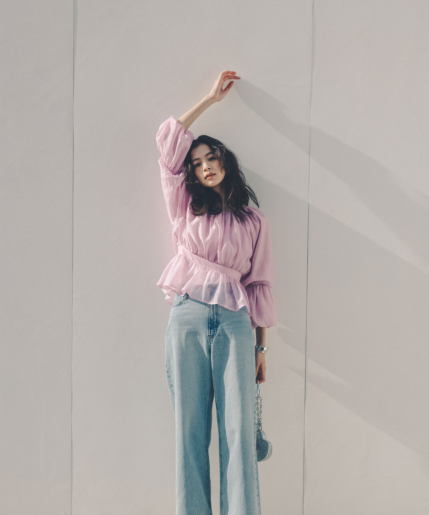  「ワイドストレートデニムパンツ」|その他|